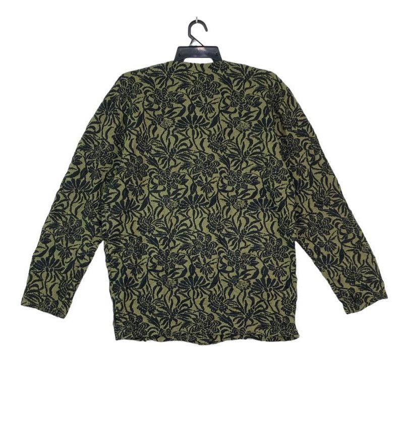 Norma Kamali × Vintage Vtg 90s Norma Kamali floral coat jacket button up Size ONE SIZE - 4 Thumbnail