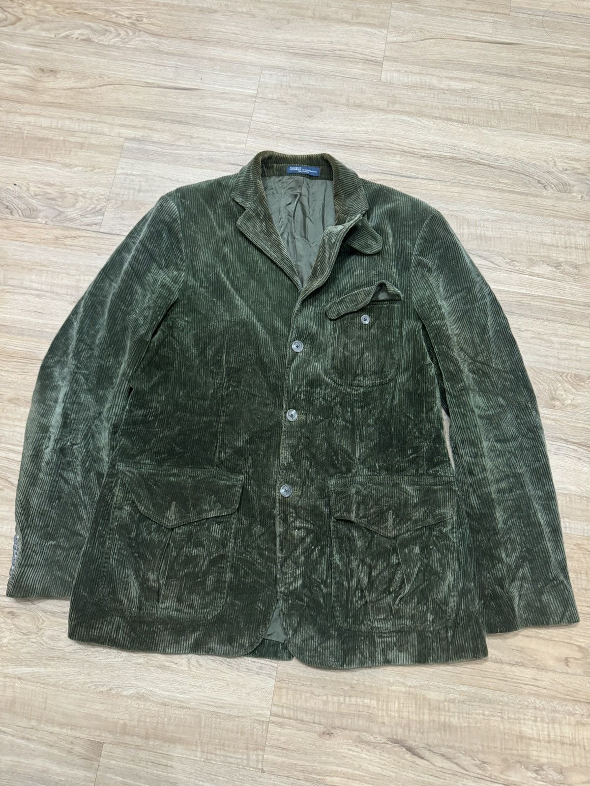 Vintage Vintage Polo Ralph Lauren Corduroy Jacket Size US M / EU 48-50 / 2 - 1 Thumbnail