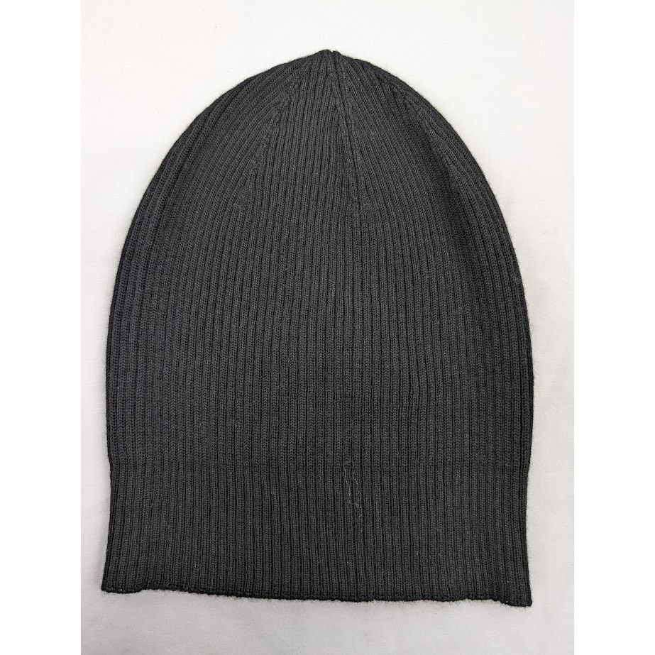 Rick Owens o1rshd1 Size:OS / Wool Ribbed Beanie Hat / Cap in Black Size ONE SIZE - 6 Thumbnail
