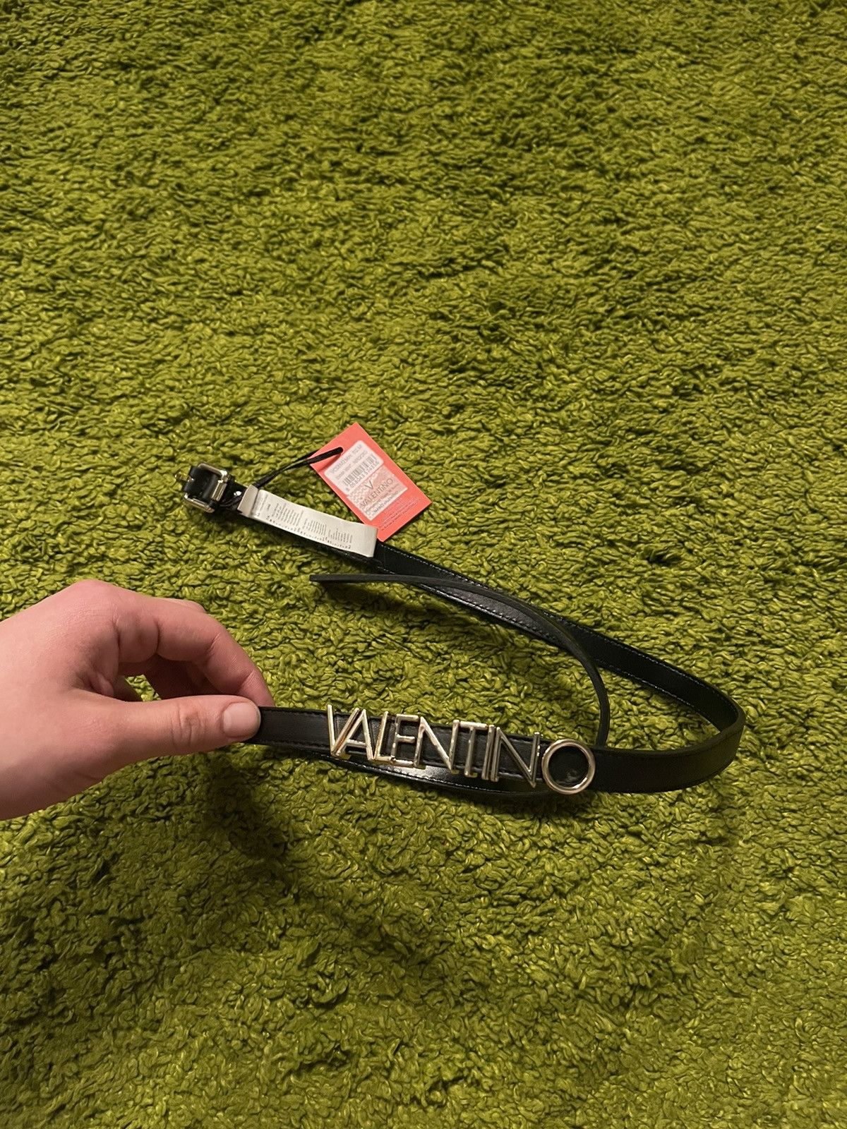 Designer × Mario Valentino × Valentino Mario Valentino NWT metal big logo belt Size ONE SIZE - 1 Thumbnail