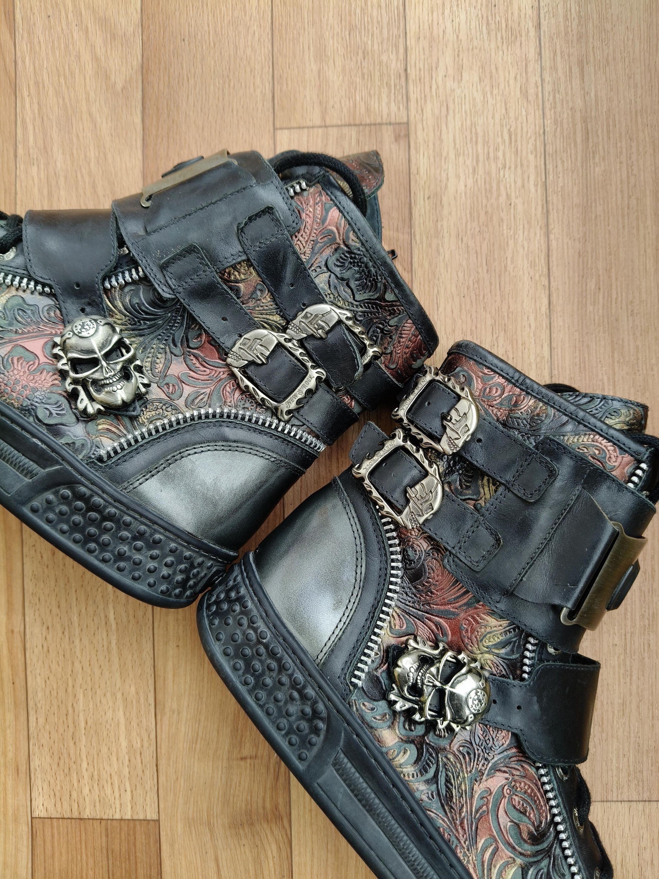 New Rock 🔥 New rock high top sneakers Size US 10 / EU 43 - 8 Thumbnail