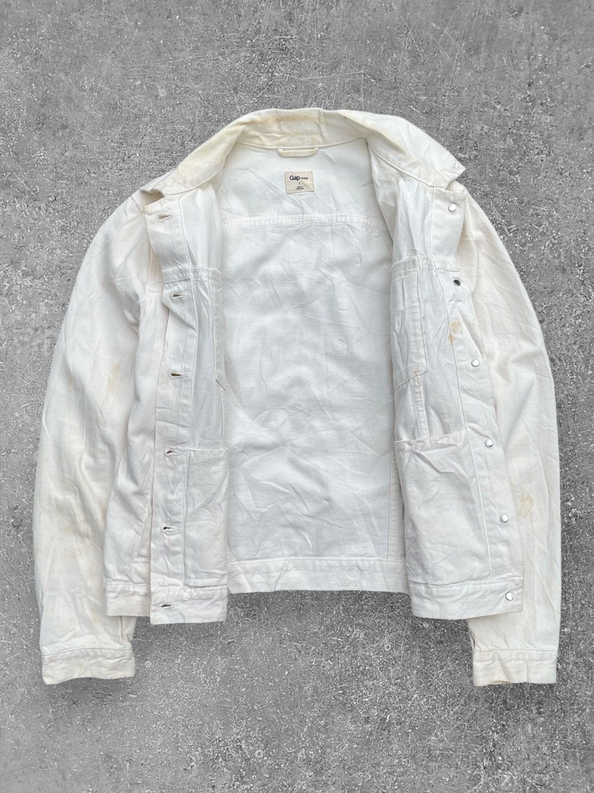 Gap GAP WOMEN'S DENIM TRUCKER JACKET Size L / US 10 / IT 46 - 3 Thumbnail
