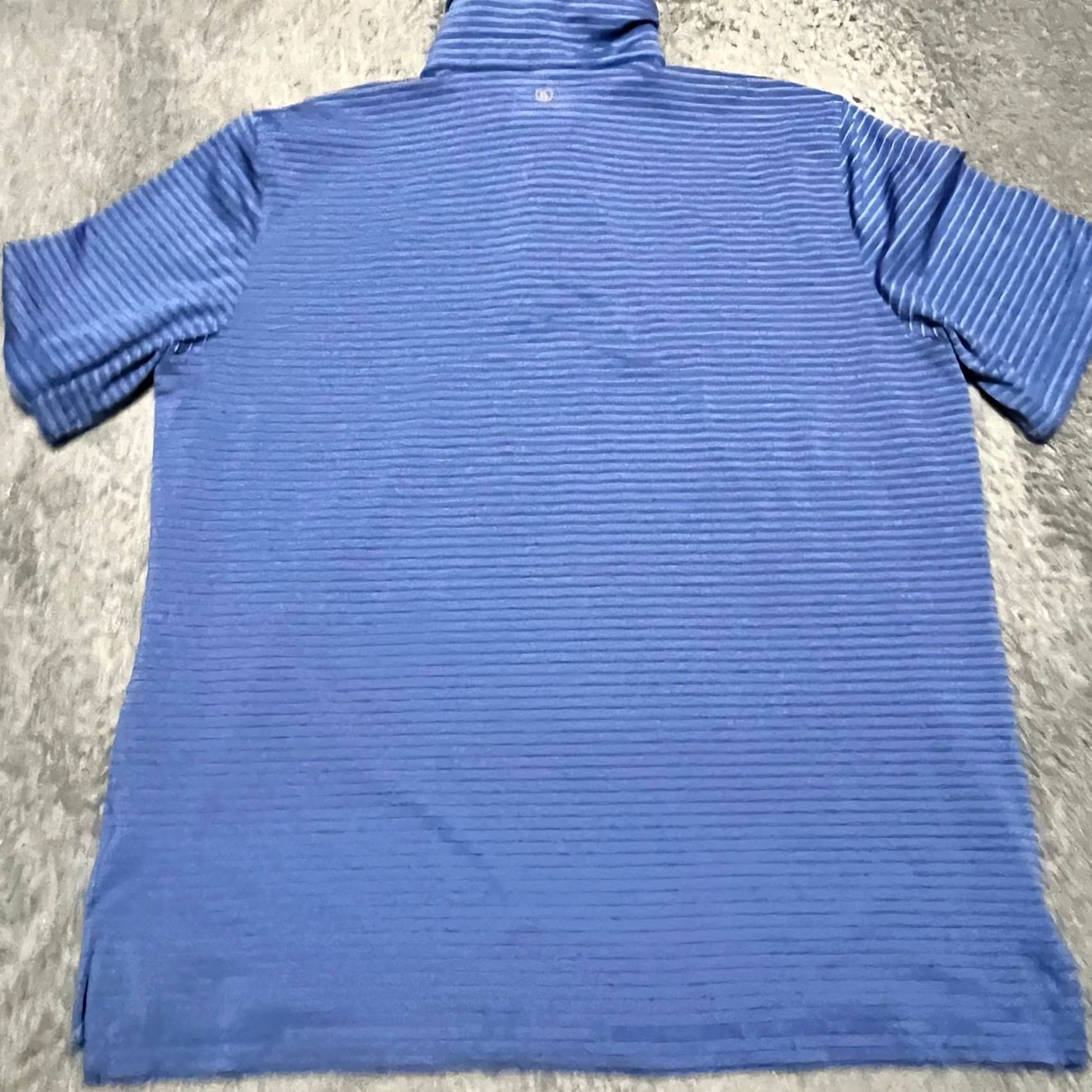 Vintage Stitch Polo Shirt Mens XL Blue Striped Performance Golf Size US XL / EU 56 / 4 - 4 Thumbnail