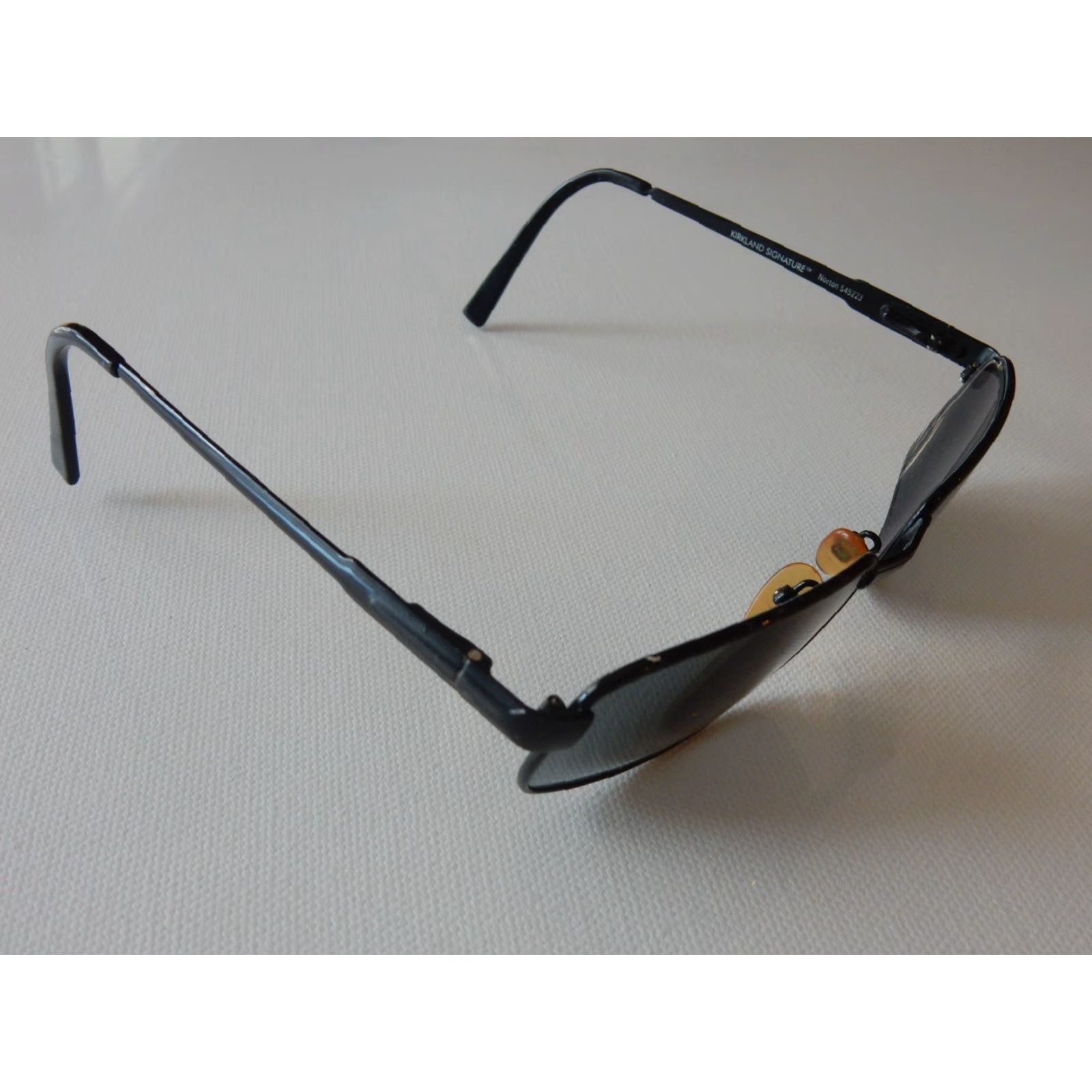 Vintage Kirkland Signature Sunglasses FRAMES ONLY 56 16 135 Norton Matte Black Mens Party? Size ONE SIZE - 2 Thumbnail