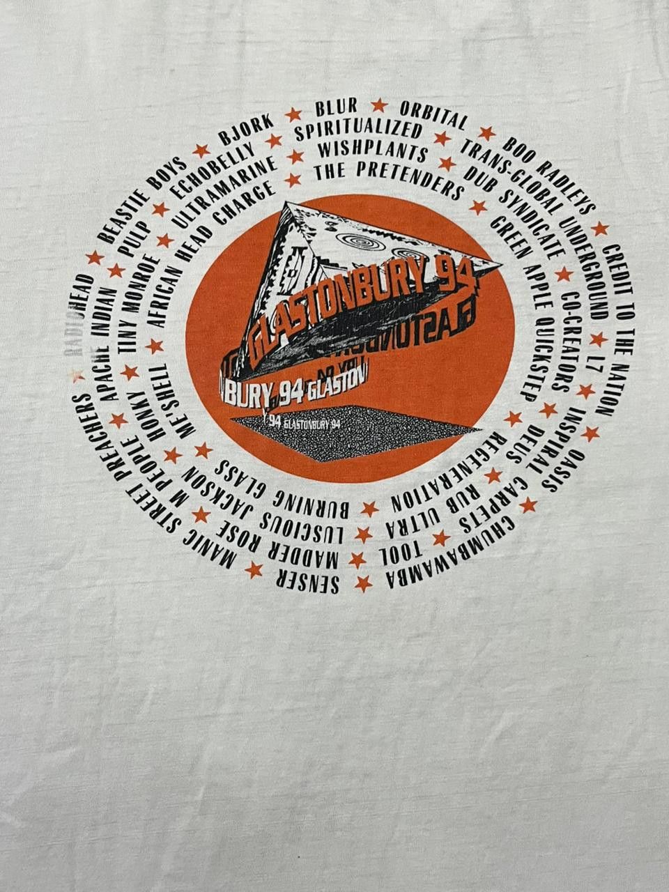 Vintage Vintage NME Glastonbury 94 Size US XL / EU 56 / 4 - 4 Thumbnail