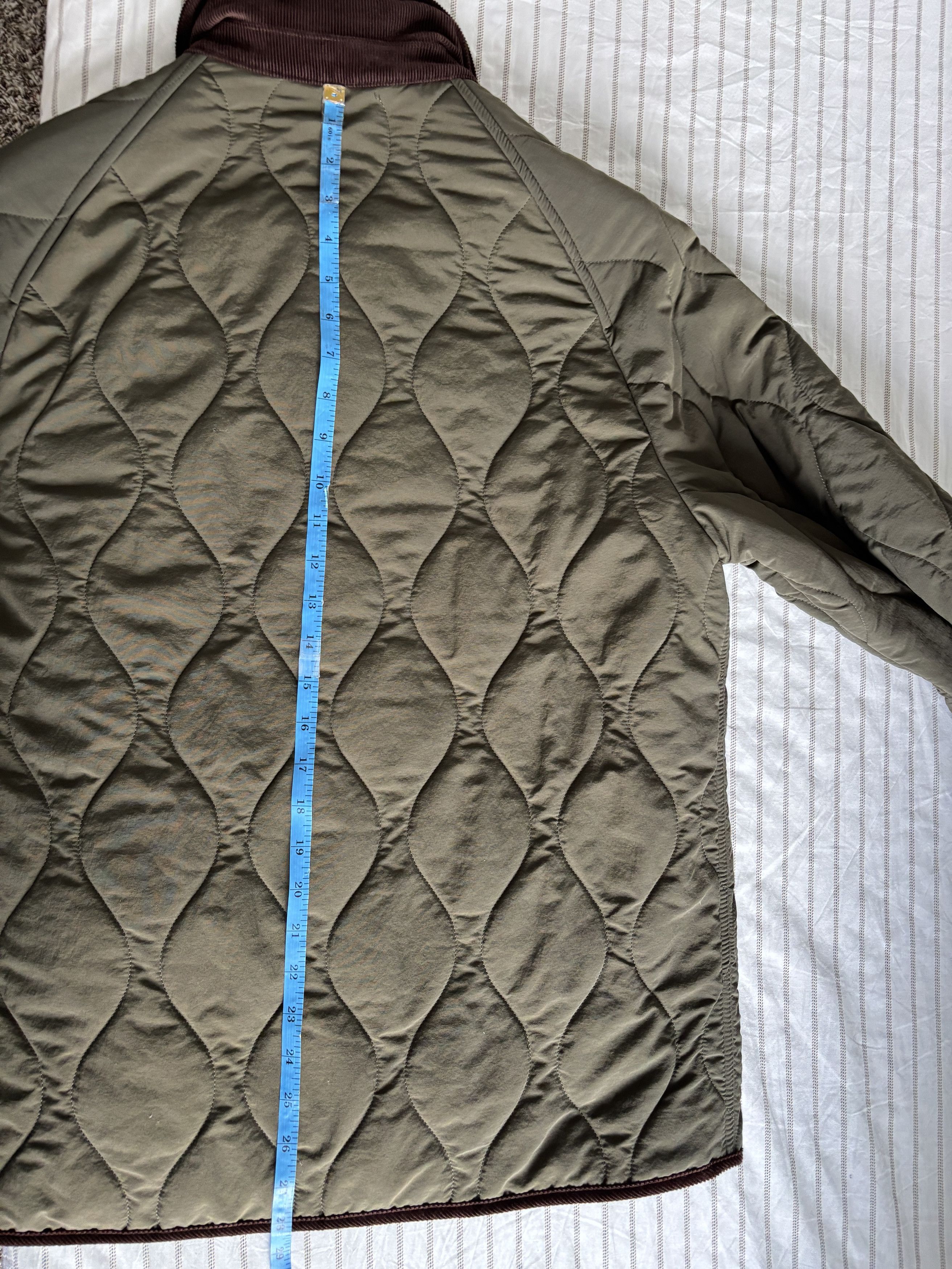 Drake's Drake's Olive Quilted Nylon Jacket Size 38 Size US M / EU 48-50 / 2 - 8 Thumbnail