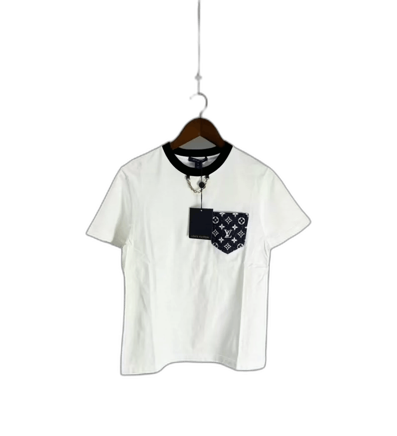 Louis Vuitton Louis Vuitton White Short Sleeve T-shirt Size US S / EU 44-46 / 1 - 1 Thumbnail