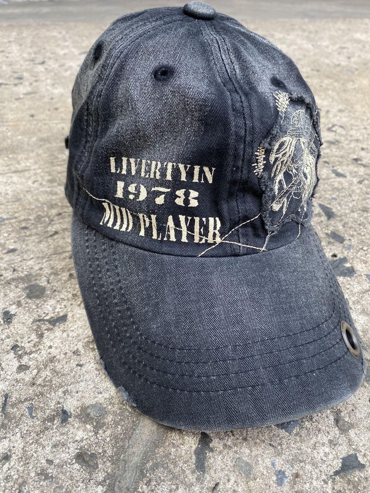 If Six Was Nine × Japanese Brand × Vintage Vintage Midpalyer Distressed PoemDenim Size ONE SIZE - 2 Thumbnail