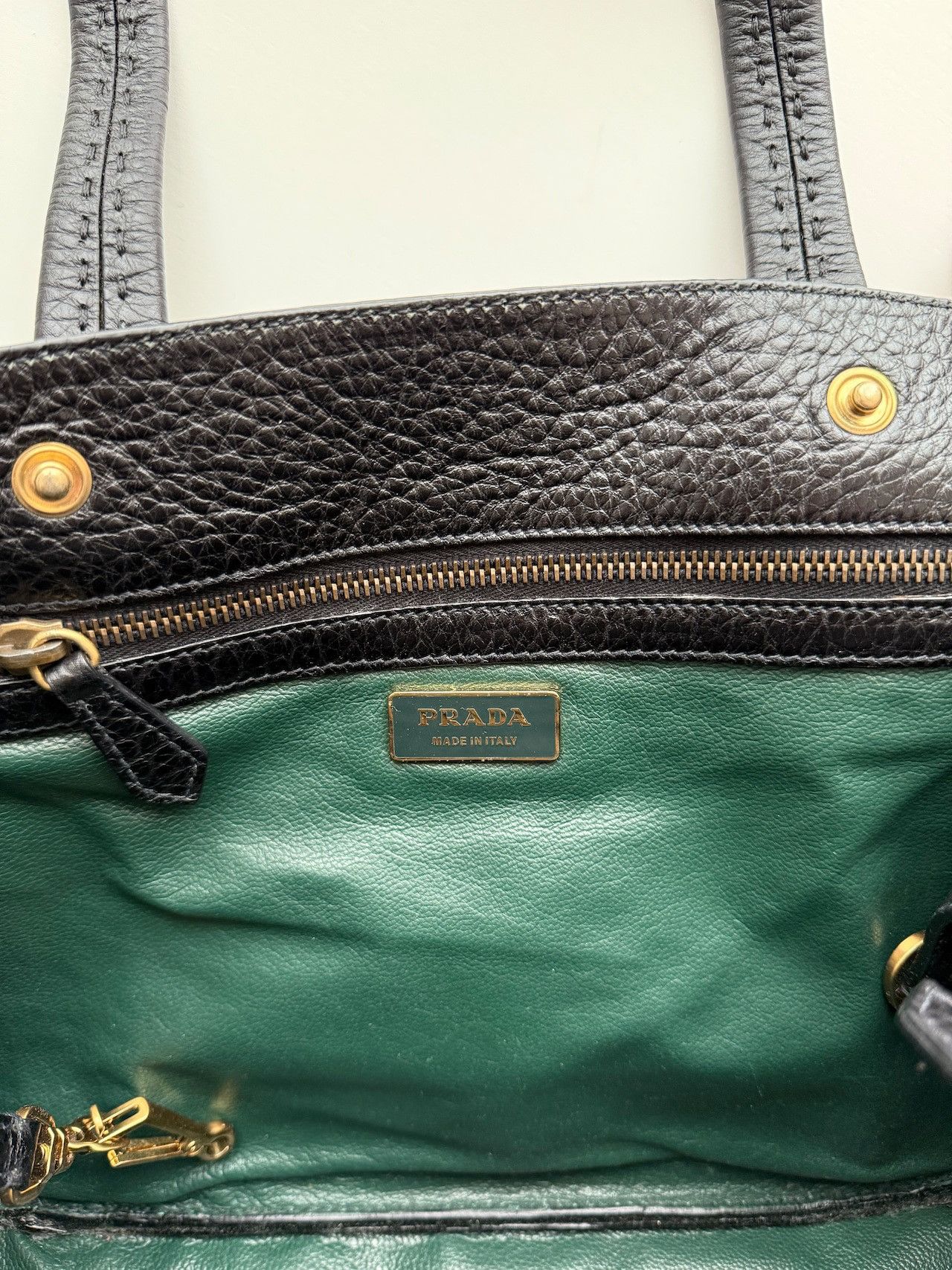 Prada FW2003 PRADA LEATHER HAND BAG Size ONE SIZE - 5 Thumbnail