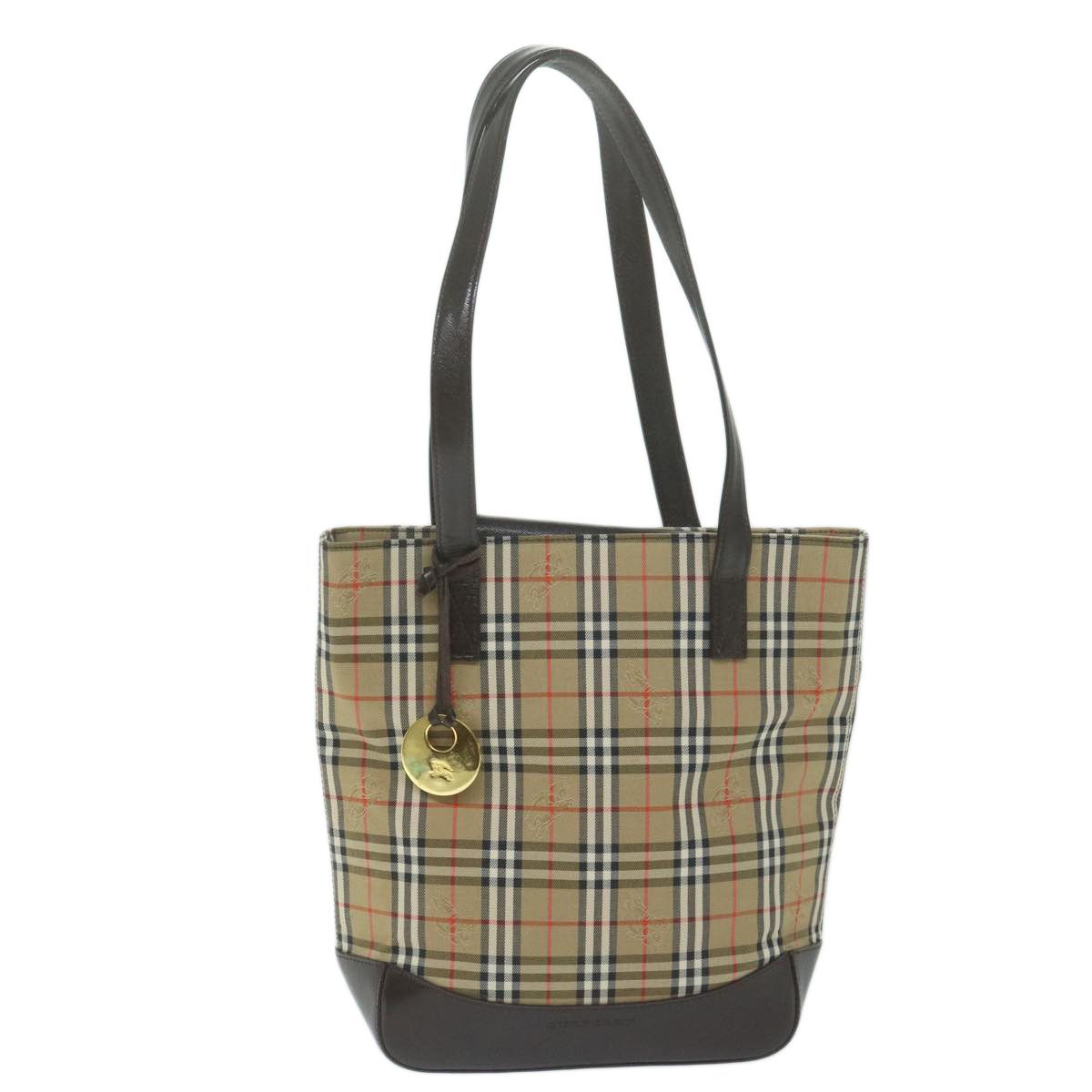 Burberry Beige Synthetic Tote Bag (Pre-Owned) Size ONE SIZE - 1 Thumbnail
