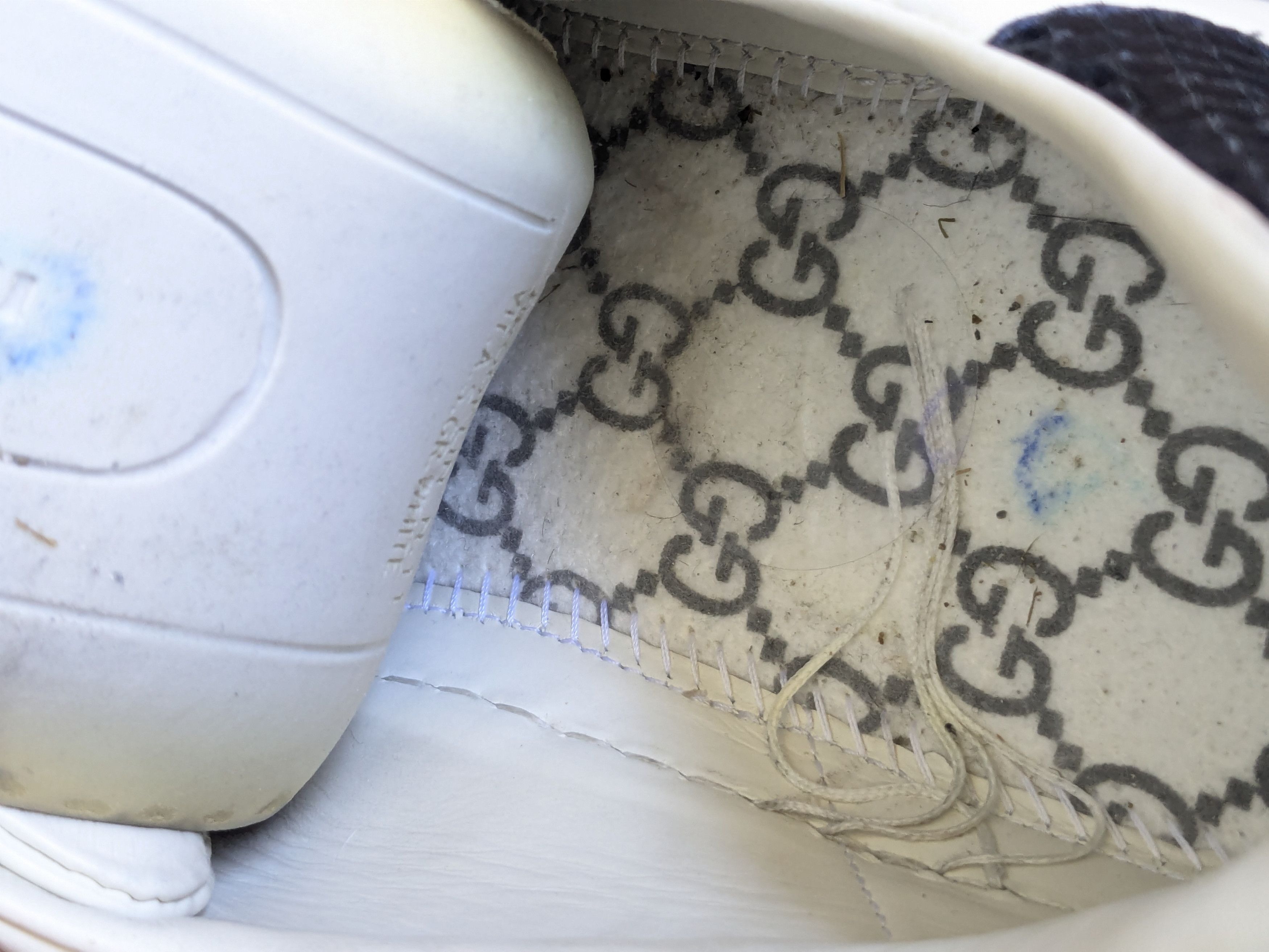 Gucci Gucci Ace Sneakers White 11.5 Low Tops Leather Size US 11.5 / EU 44-45 - 6 Thumbnail
