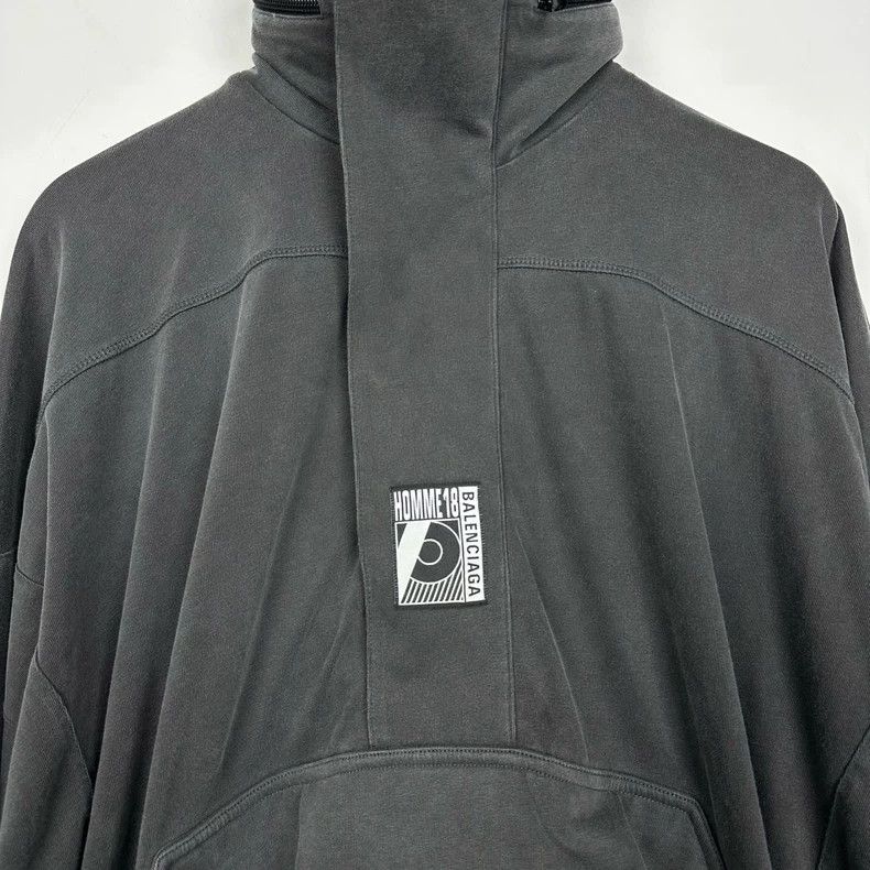 Balenciaga Balenciaga SS18 patch logo half-zip pullover sweatshirt 250 Size US XS / EU 42 / 0 - 3 Thumbnail