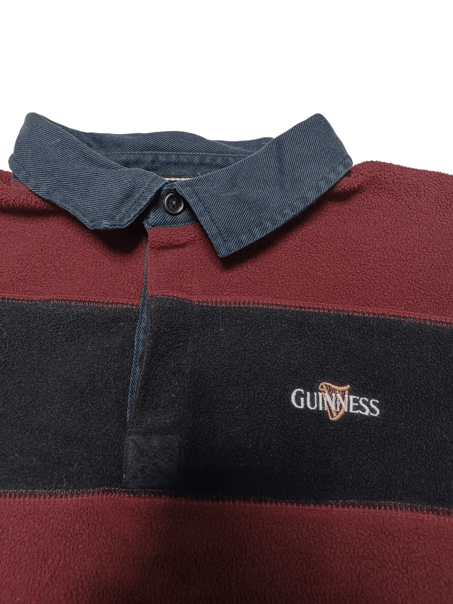 Other GUINNESS VINTAGE FLEECE STRIPED RUGBY SHIRT Size US XXL / EU 58 / 5 - 2 Thumbnail