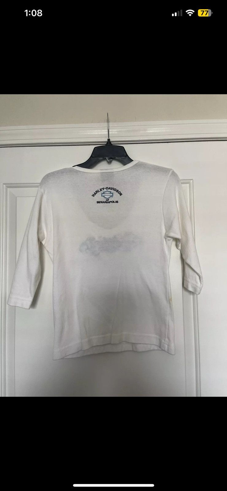 Harley Davidson × Vintage Y2K Harley Davidson Indianpolis Women’s Top (M) Size M / US 6-8 / IT 42-44 - 5 Thumbnail