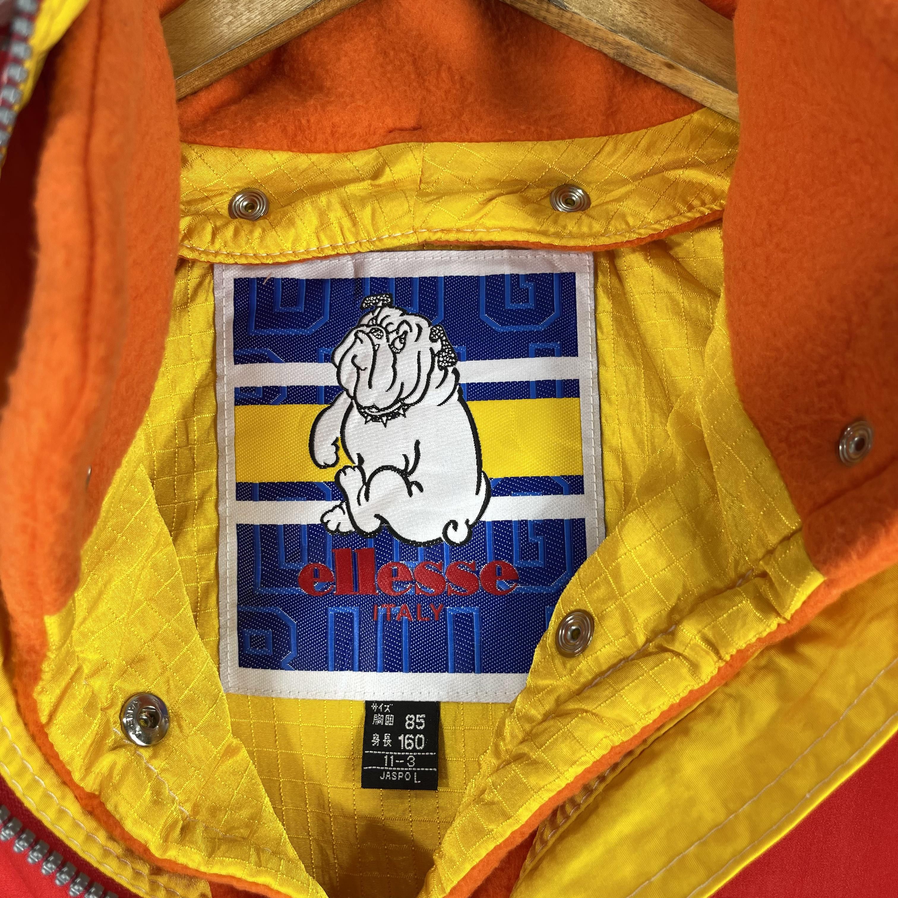 Ellesse × Vintage Vintage ELLESSE Bulldog Bomber Ski Jacket Hoodie Size US L / EU 52-54 / 3 - 7 Thumbnail