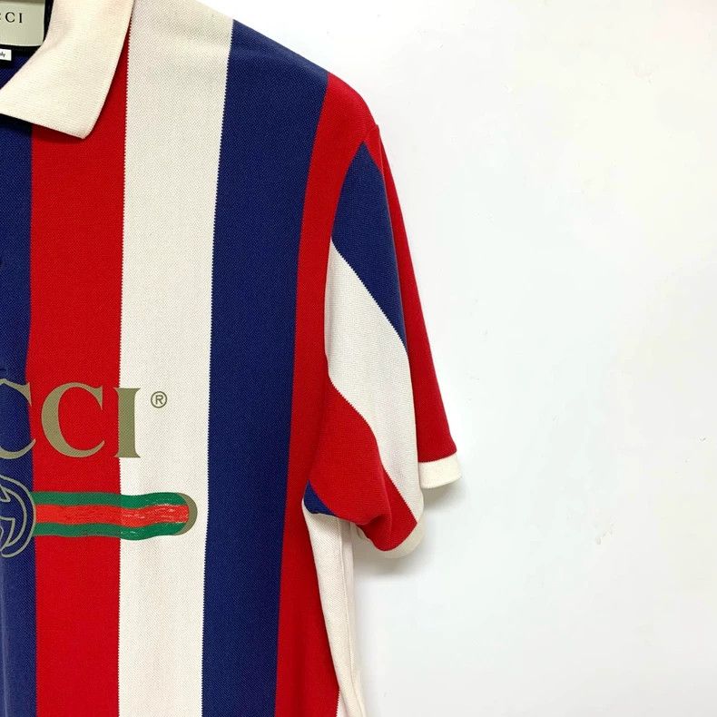 Gucci GucciStriped polo shirt 2503-Nextarrow Size US M / EU 48-50 / 2 - 8 Thumbnail