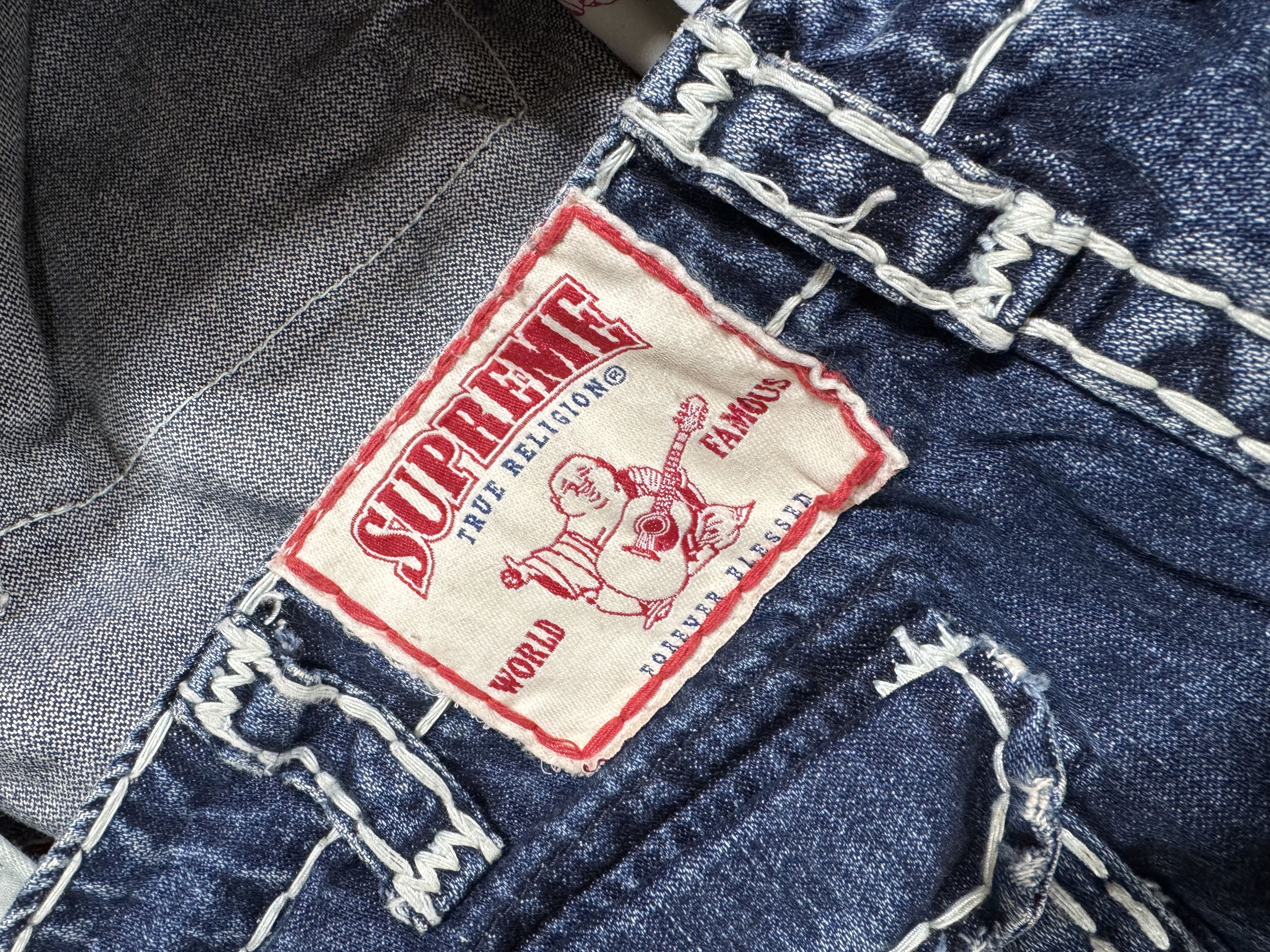 Supreme Supreme True Religion Denim Cargo Pants Jeans Size US 36 / EU 52 - 7 Thumbnail