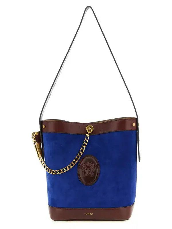 Versace ob2d0Lne0726 Size: OS / Pivot Small Bucket Bag in Blue Size ONE SIZE - 1 Thumbnail