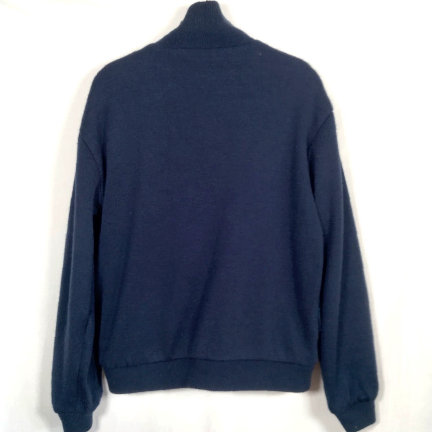 Izod VINTAGE Izod Lacoste Reversible Sweater Jacket Mens Large Blue Grandpa READ Size US L / EU 52-54 / 3 - 2 Thumbnail