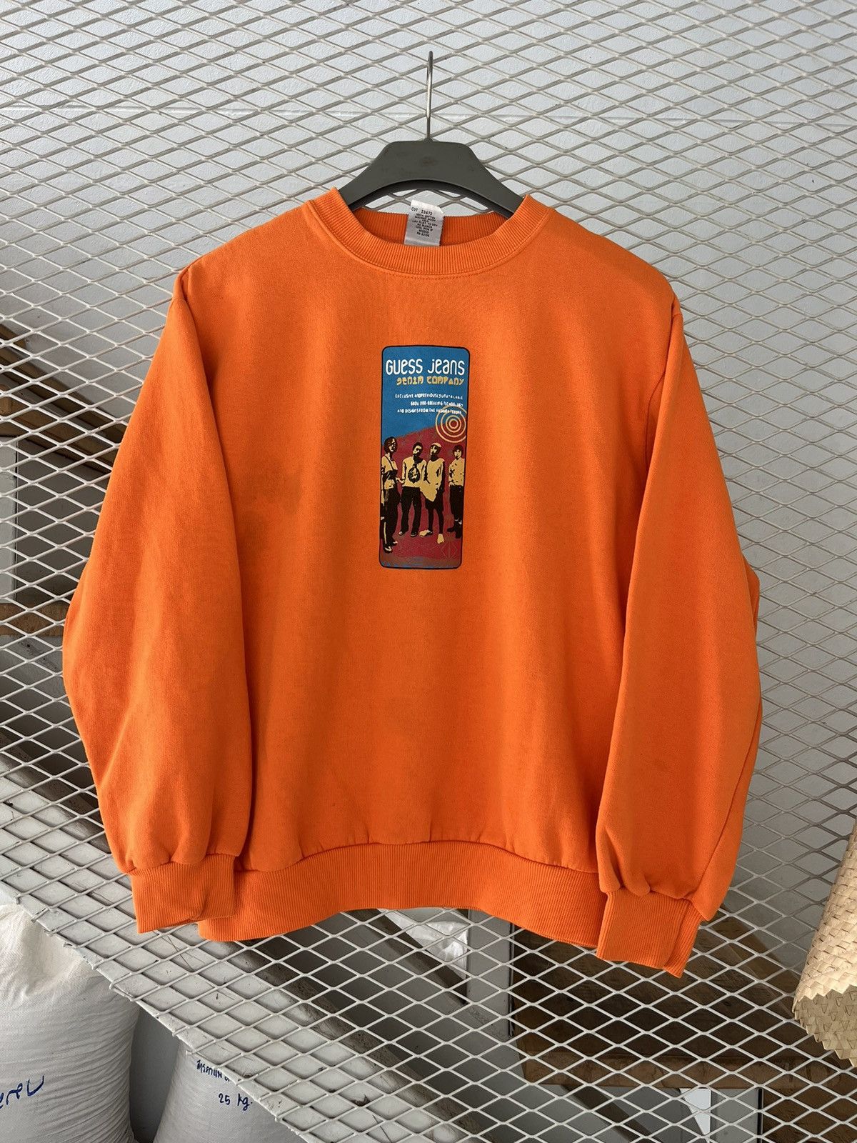 Guess × Vintage Vintage GUESS JEANS Denim Company 90’s Sweater Shirt Size US L / EU 52-54 / 3 - 2 Thumbnail