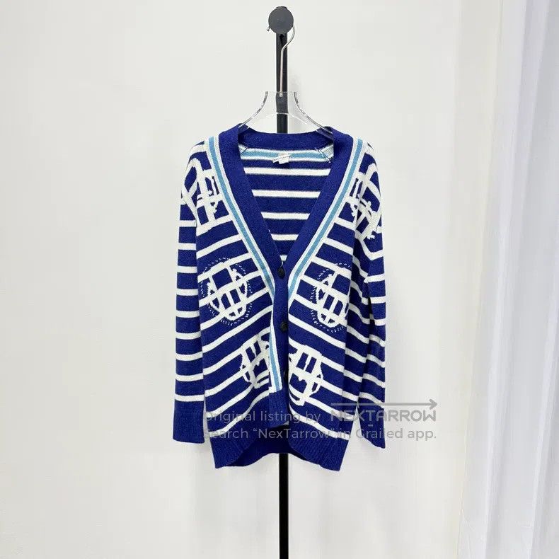 Hermes Hermes Striped Cardigan Size XS / US 0-2 / IT 36-38 - 1 Thumbnail