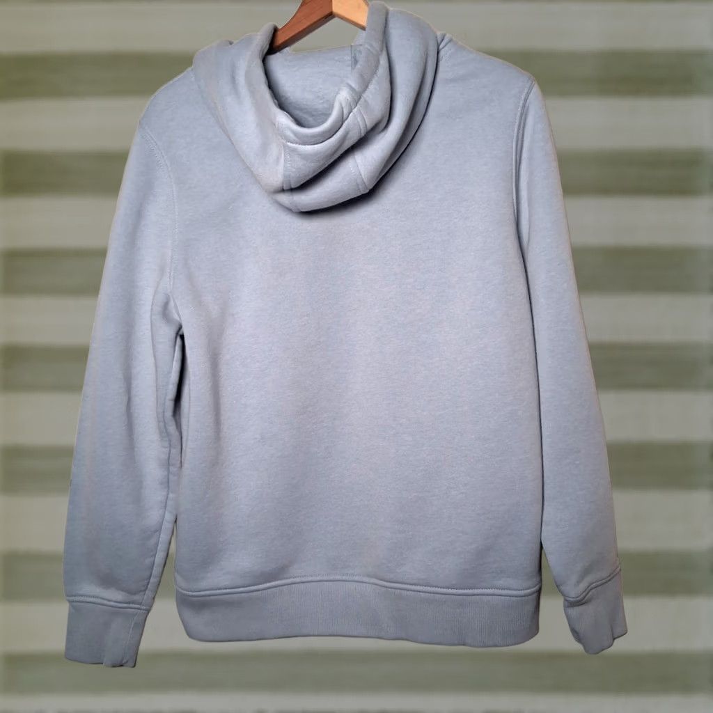Carhartt Carhartt Hoodie Hooded Sweatshirt M Relaxed Fit Light Blue Work Workwear Pullover Hooded Logo Spellout Casual Women Size M / US 6-8 / IT 42-44 - 1 Thumbnail