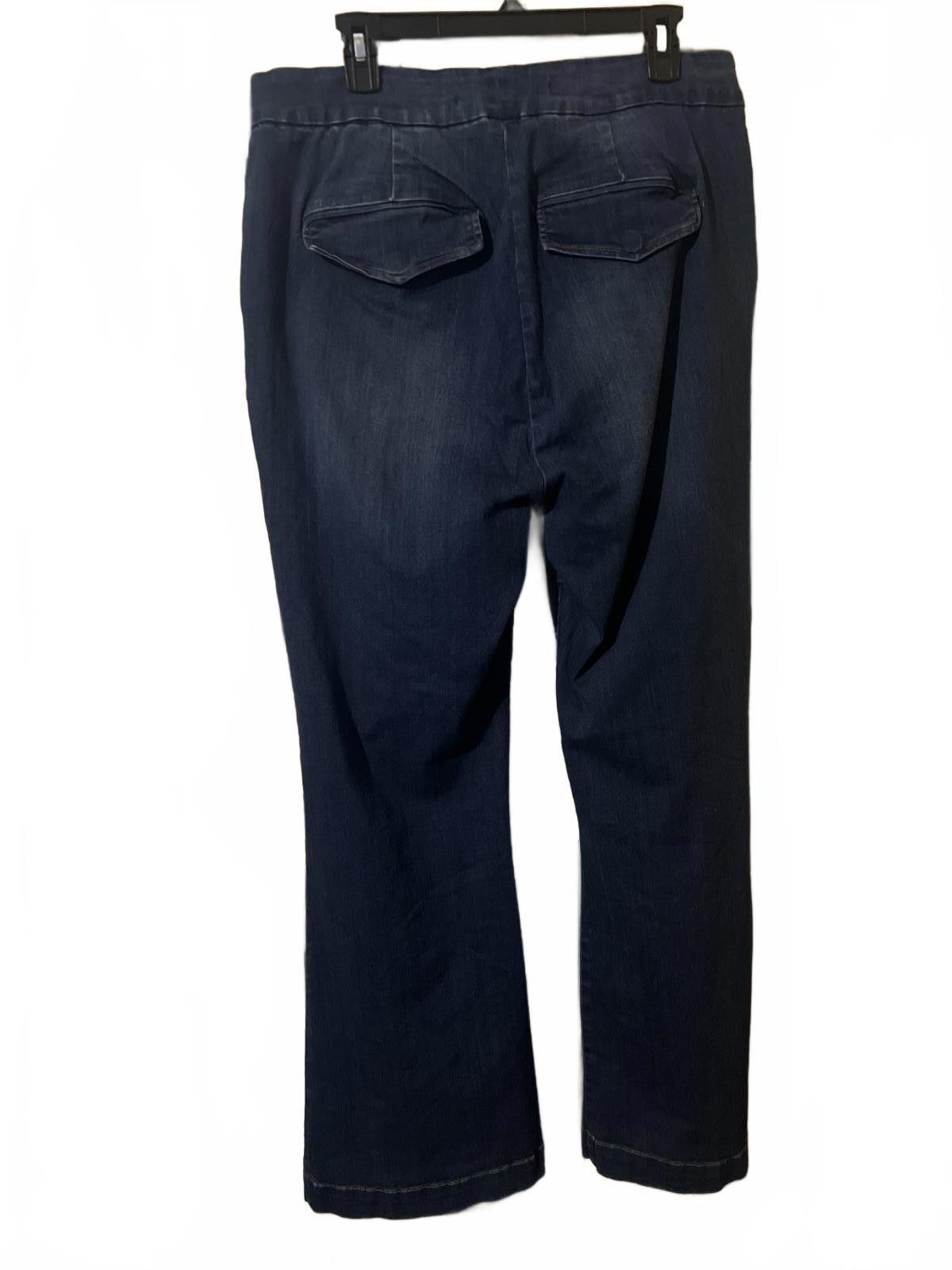 Other Celebrity Pink Women's Dark Blue Flare Jeans 16 Size 38" / US 16 / IT 52 - 5 Thumbnail