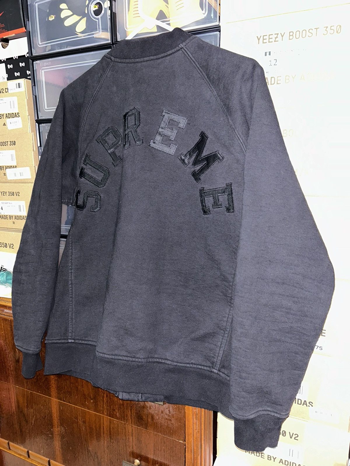 Supreme Supreme Snap Front Arc Logo Jacket Black FW13 size Medium Size US M / EU 48-50 / 2 - 8 Thumbnail
