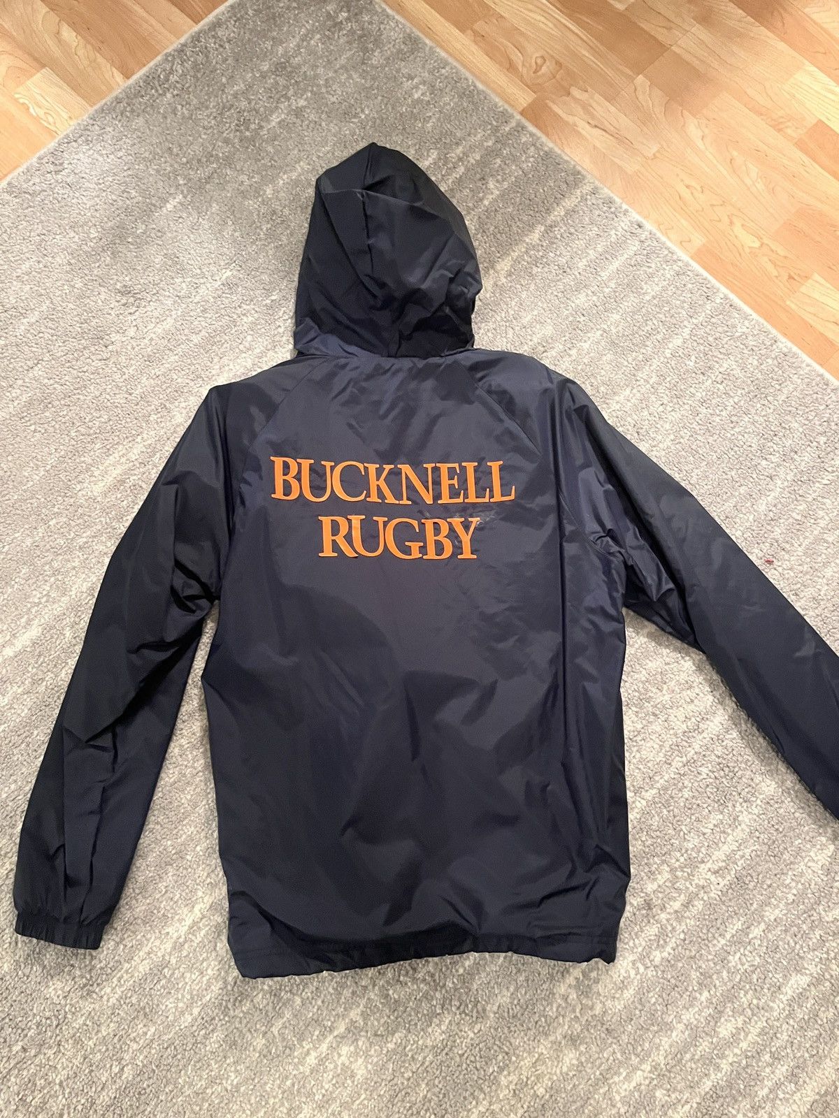 Other Bucknell Rugby Navy Windbreaker with Crest Size US M / EU 48-50 / 2 - 1 Thumbnail