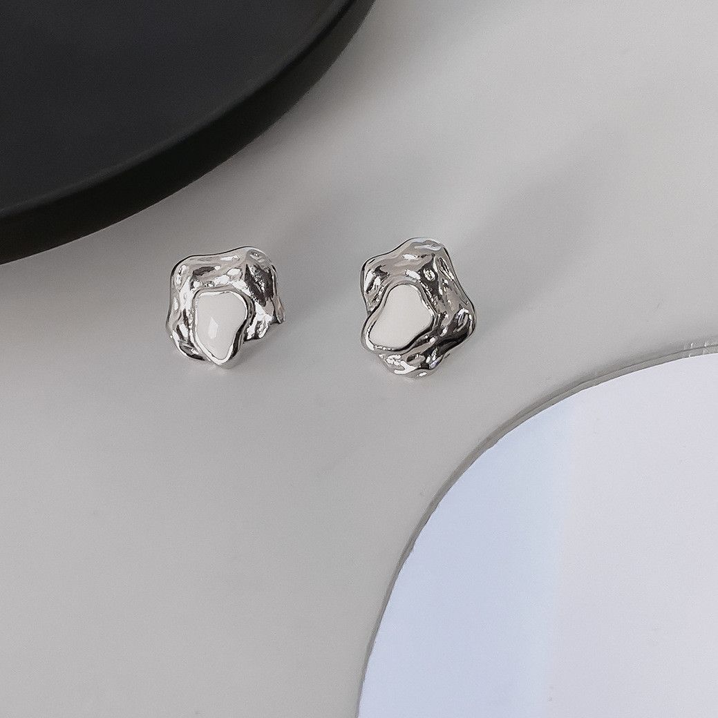 Jewelry Vibe Earrings One Pairs Chrome Jewelry Size ONE SIZE - 2 Thumbnail