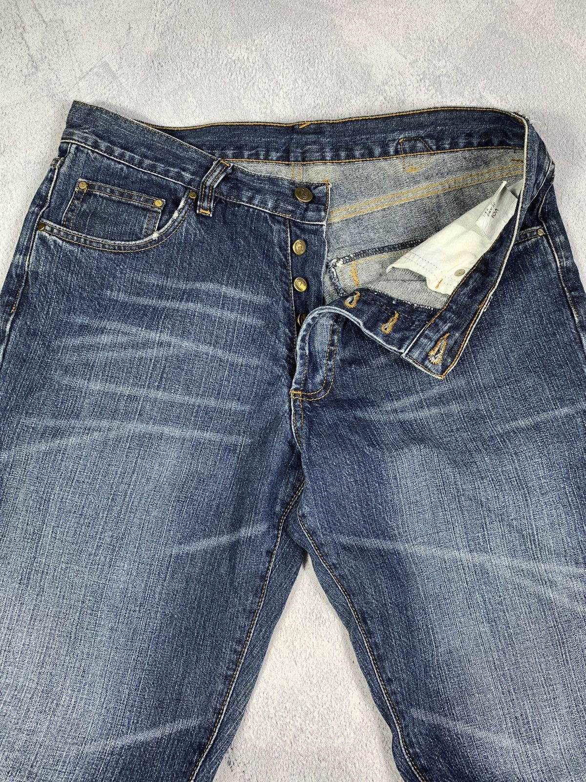 Vintage Vintage Y2K Faded straight denim jeans streetwear size 33x34 Size US 33 - 7 Thumbnail