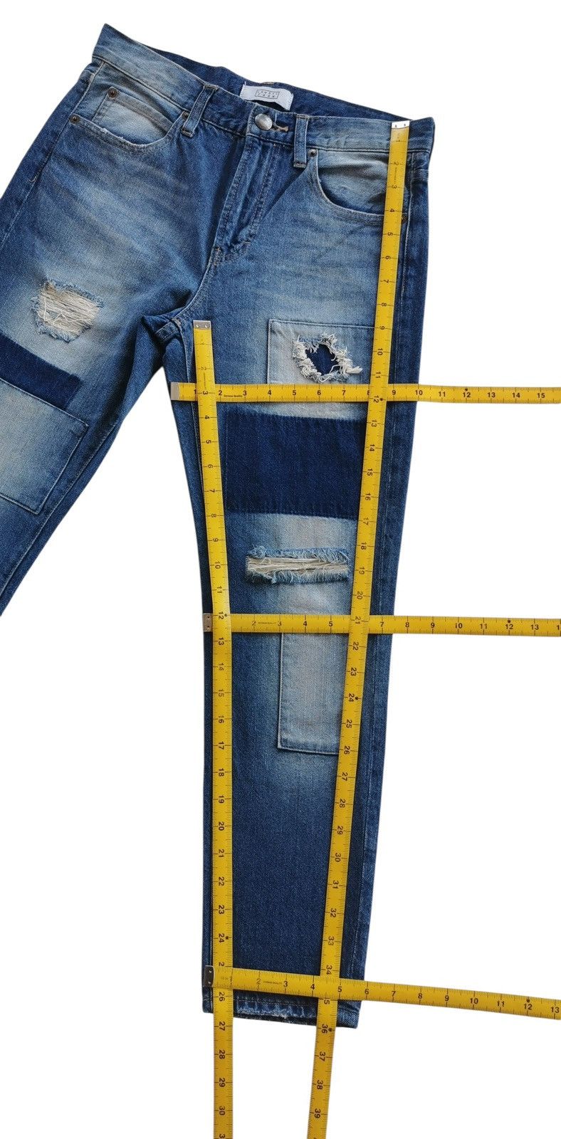 LOWRYS FARM Lowrys farm patches denim jeans style kapital Size 29" - 10 Thumbnail