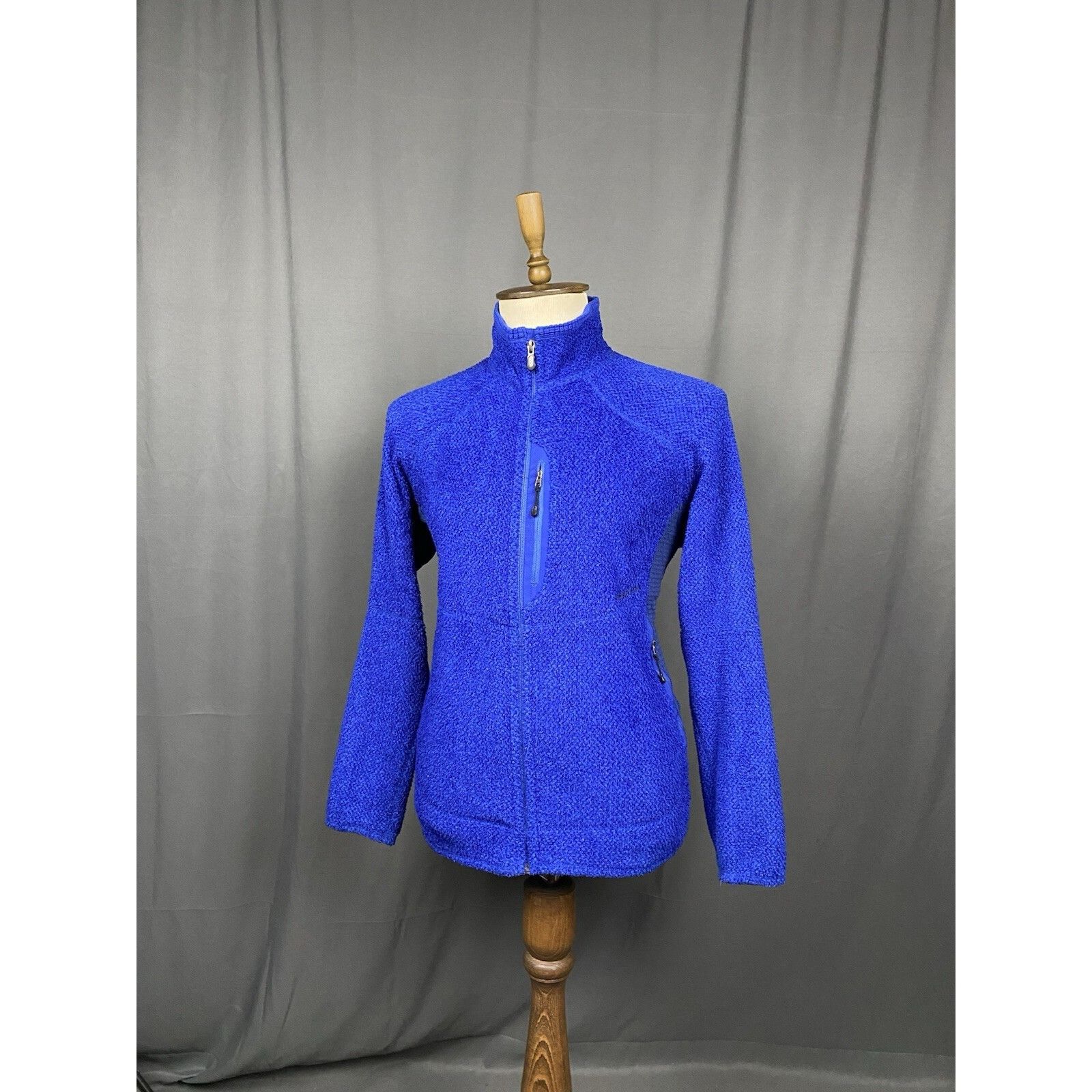 Patagonia Patagonia Deep Pile Men's Blue Full Zip Fleeced Sweater Size Size US L / EU 52-54 / 3 - 4 Thumbnail