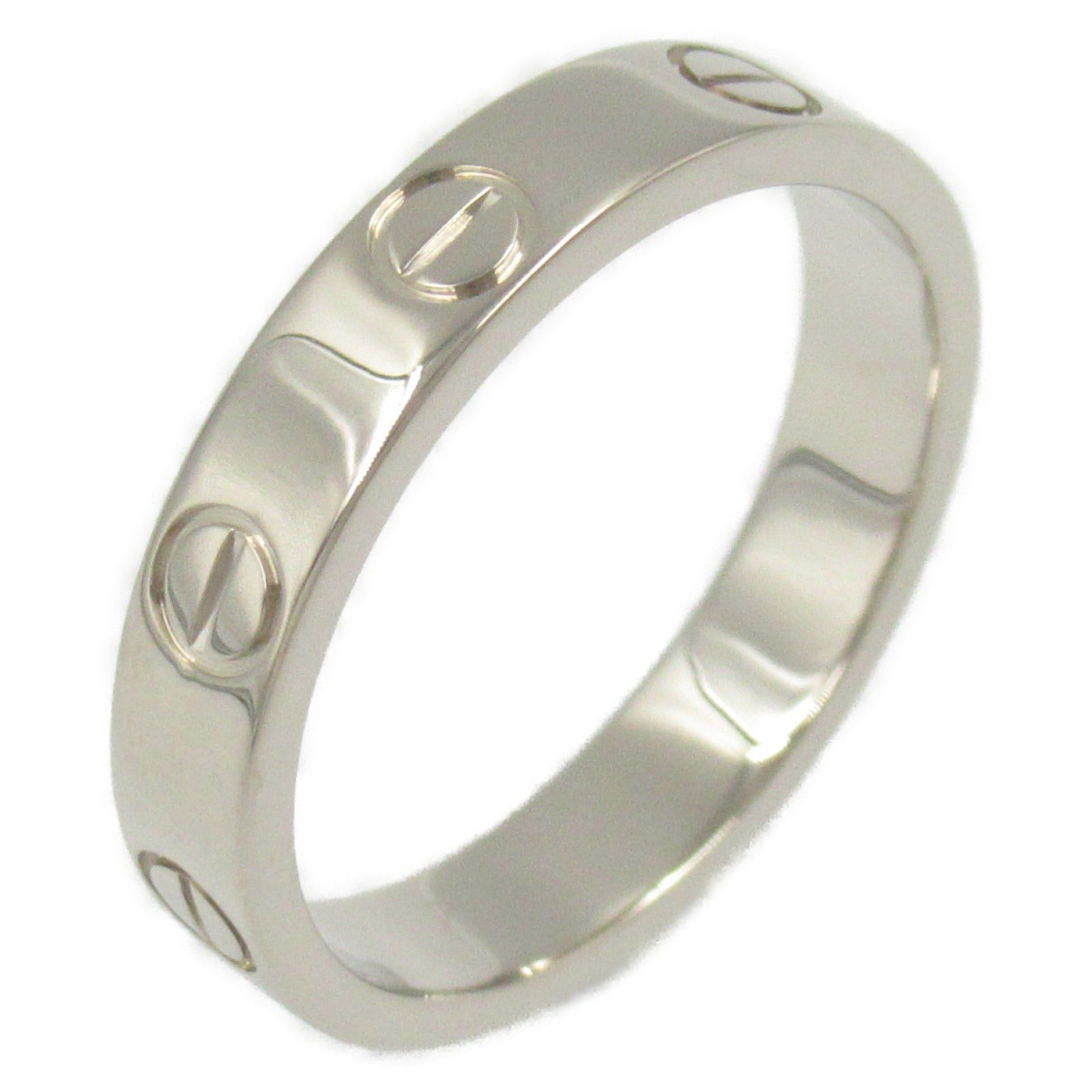 Cartier Cartier Mini Love Ring K18Wg (White Gold) Silver Size ONE SIZE - 1 Thumbnail