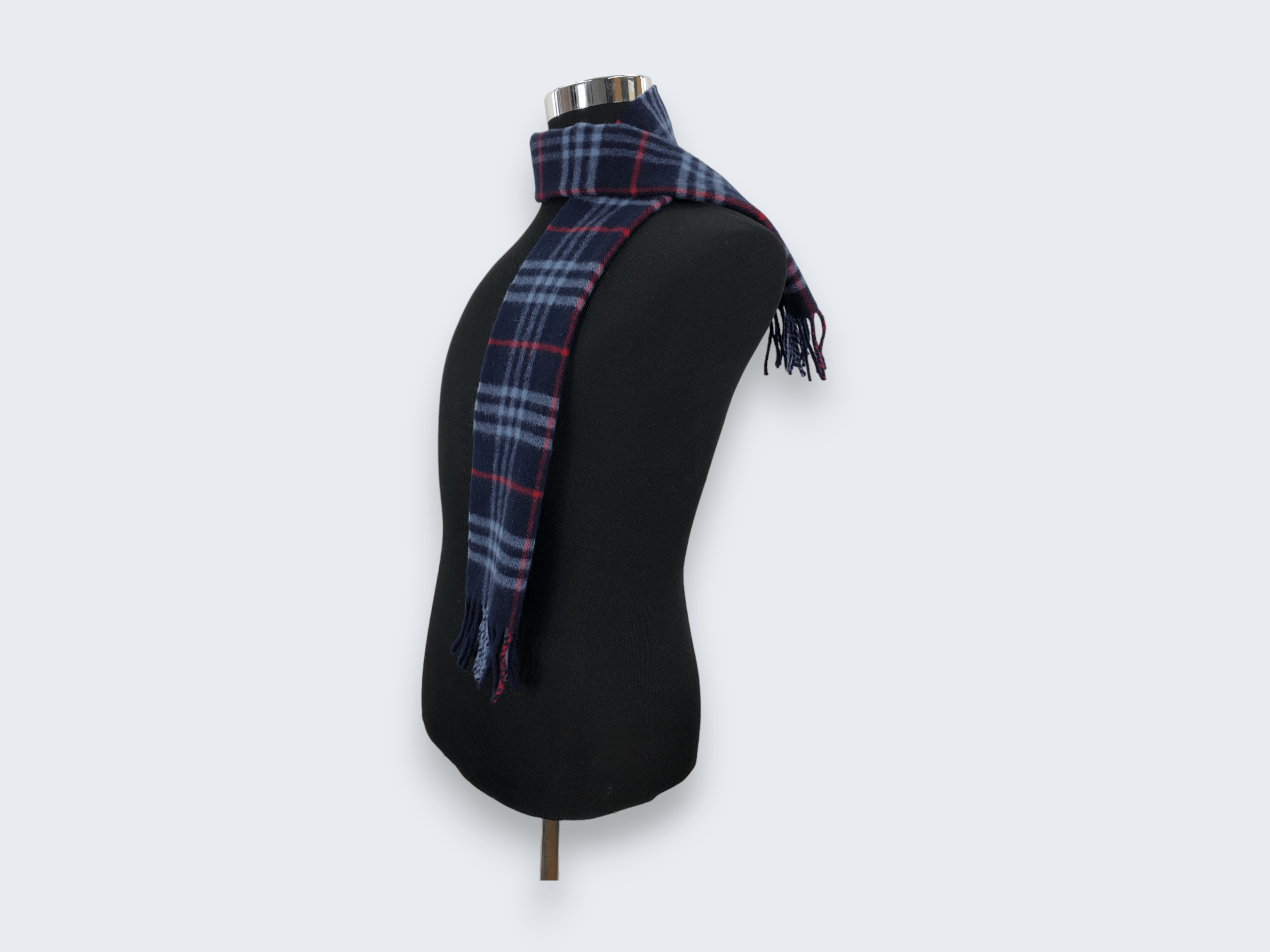 Burberry × Vintage Vintage 90s Burberry Scarf Muffler MF016 Size ONE SIZE - 2 Thumbnail