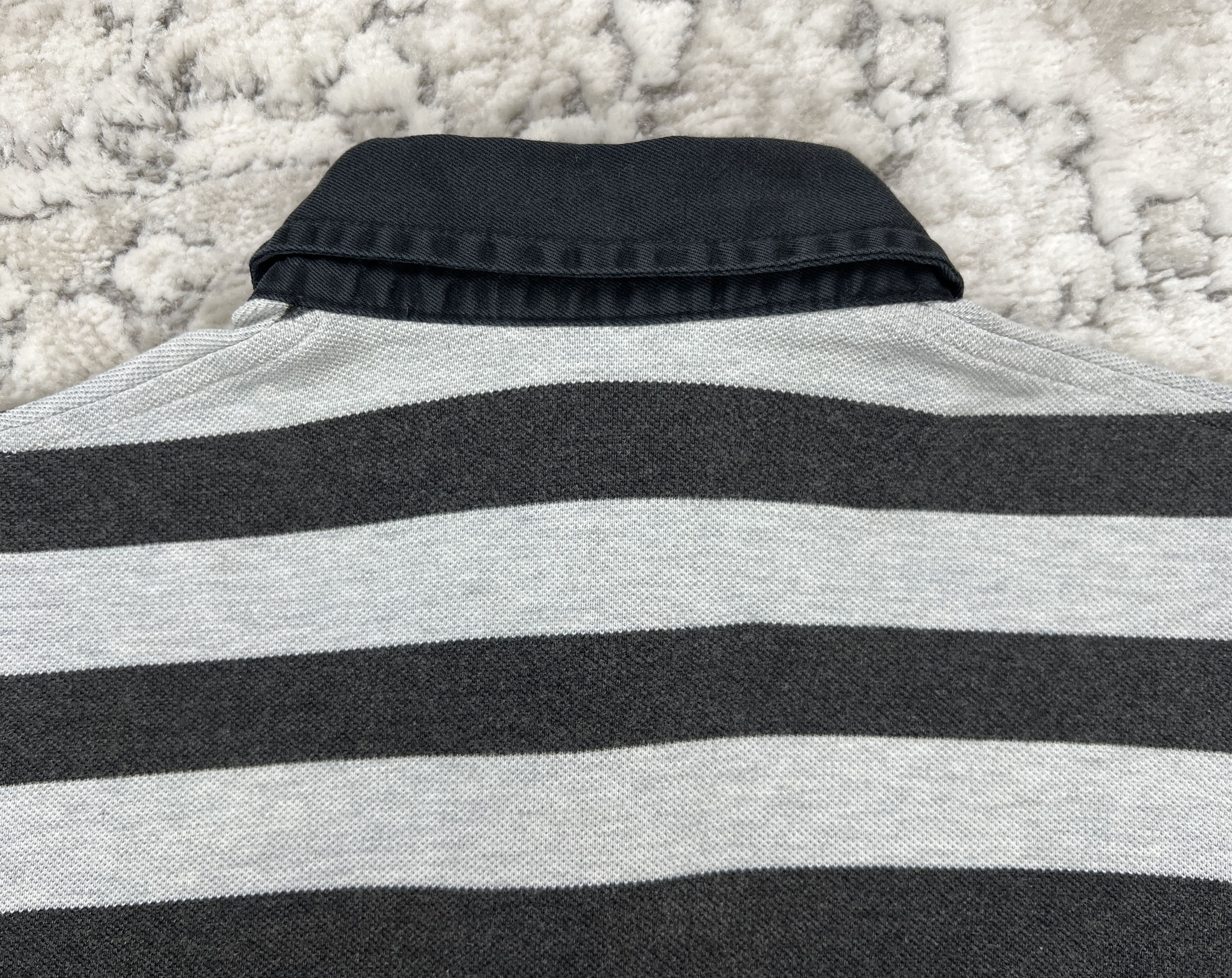 Lacoste Lacoste Striped Long Sleeve Polo Shirt Devanlay Era S Size US S / EU 44-46 / 1 - 12 Thumbnail