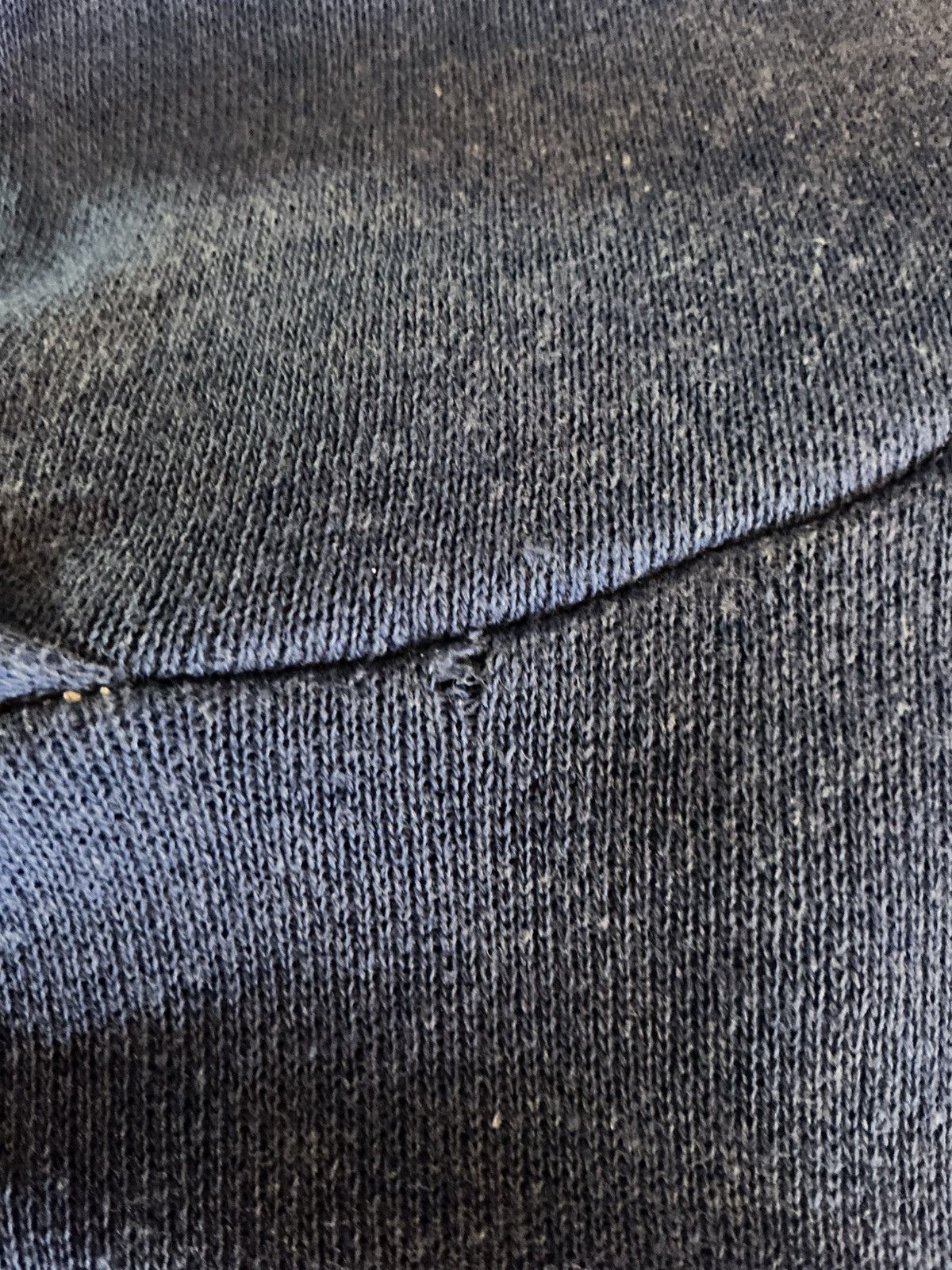 Vintage Vintage 80s Pannill Made In USA Blue Blank 50/50 Hoodie Size US XL / EU 56 / 4 - 9 Thumbnail