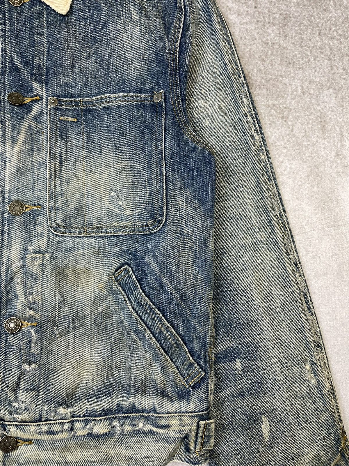 Polo Ralph Lauren SS14 Polo Ralph Lauren Rustic Denim Ranch Jacket Size US XS / EU 42 / 0 - 5 Thumbnail