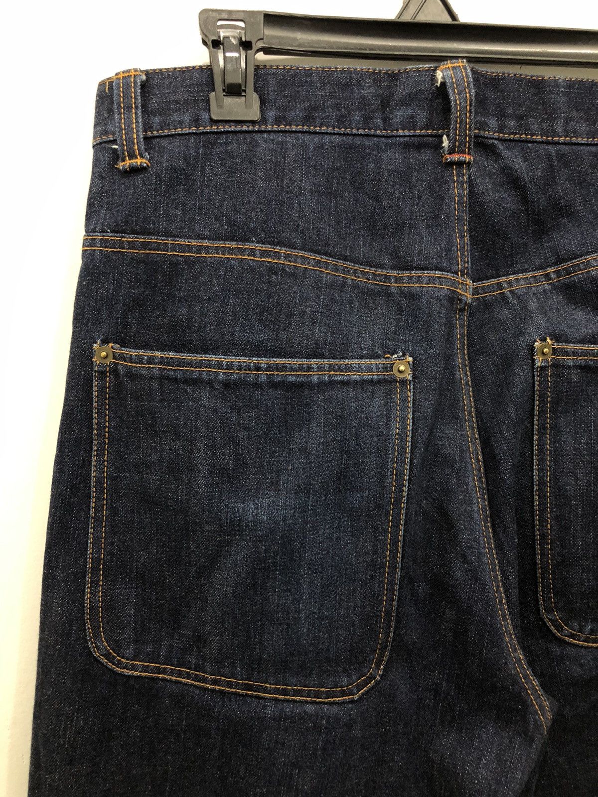 Japanese Brand Free Farm Hand 👖BIG PANTS👖 Japanese Denim Pants Loose Fit Size US 32 / EU 48 - 15 Thumbnail