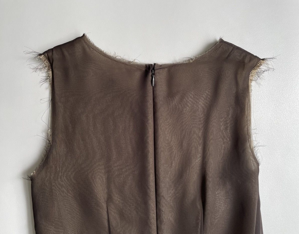 Maison Margiela S/S 03 Raw Edge Lifted Up Skirt Dress Size M / US 6-8 / IT 42-44 - 20 Thumbnail