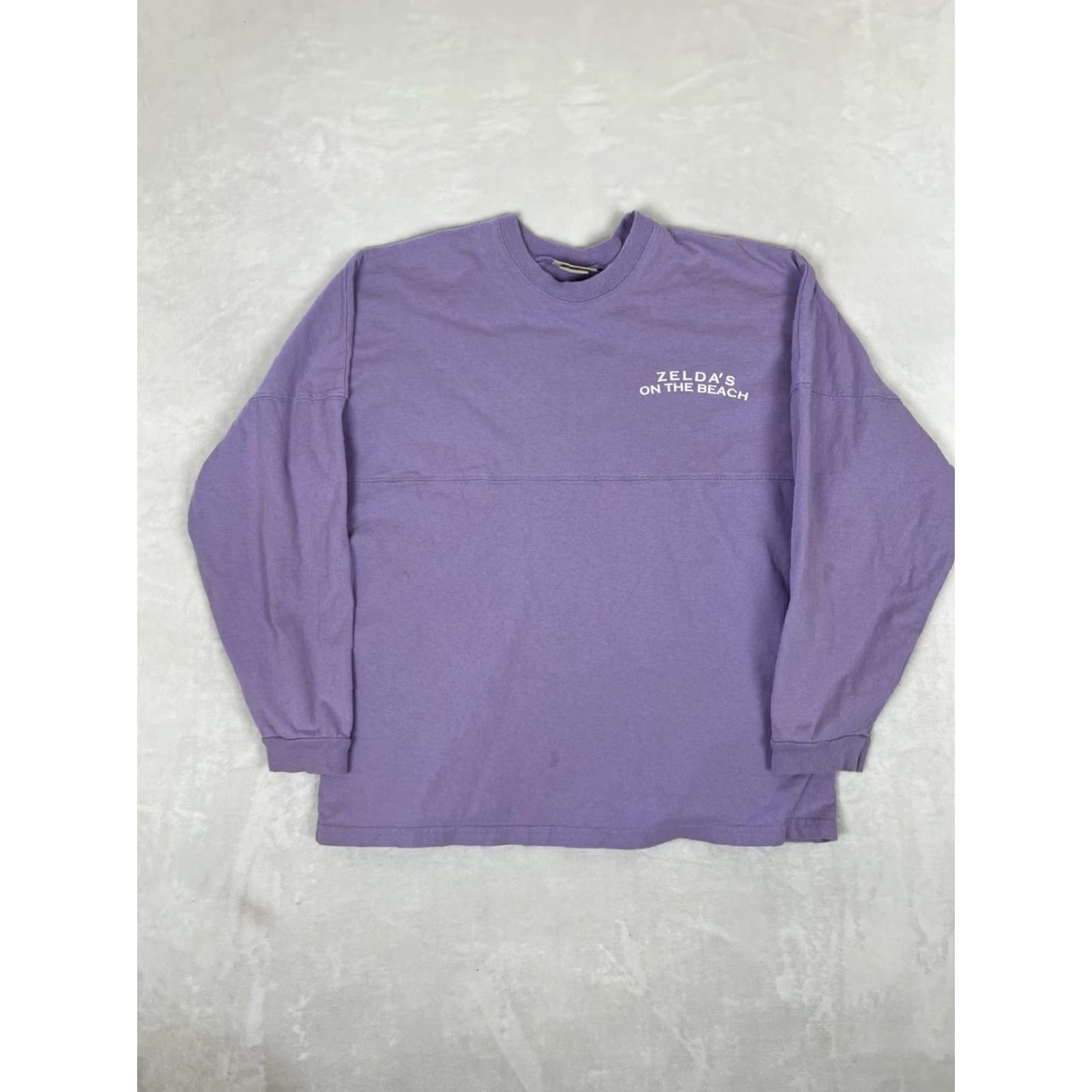 Vintage VINTAGE Zelda's On The Beach T-Shirt Adult L Capitola California Purple Cotton Crew Neck Long Sleeve West Trend Unisex Adults 1990s T-Shirt Size US L / EU 52-54 / 3 - 2 Thumbnail