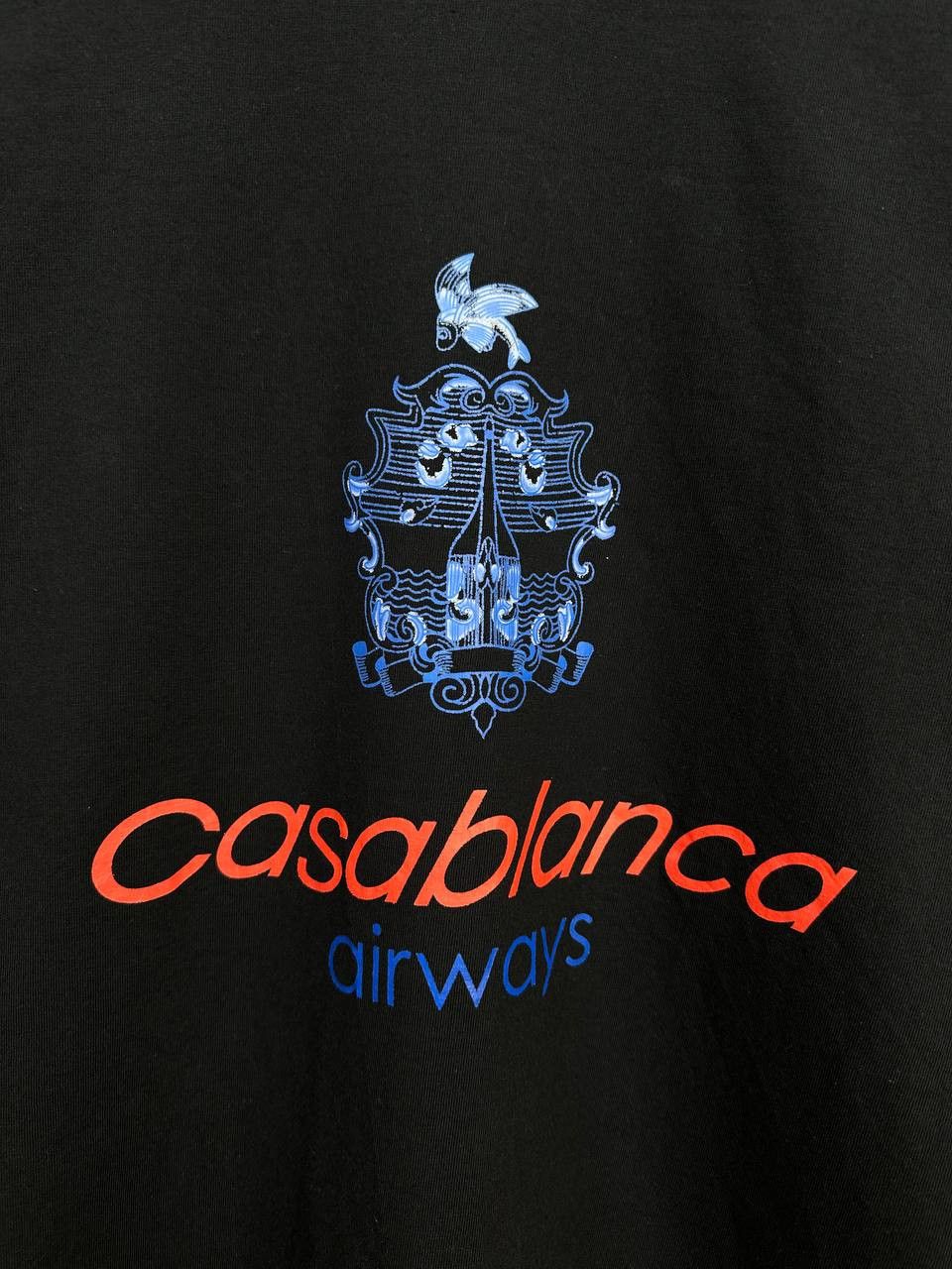 Casablanca Casablanca Tennis Club Graphic Crest Logo T-Shirt Black SS Size US S / EU 44-46 / 1 - 7 Thumbnail