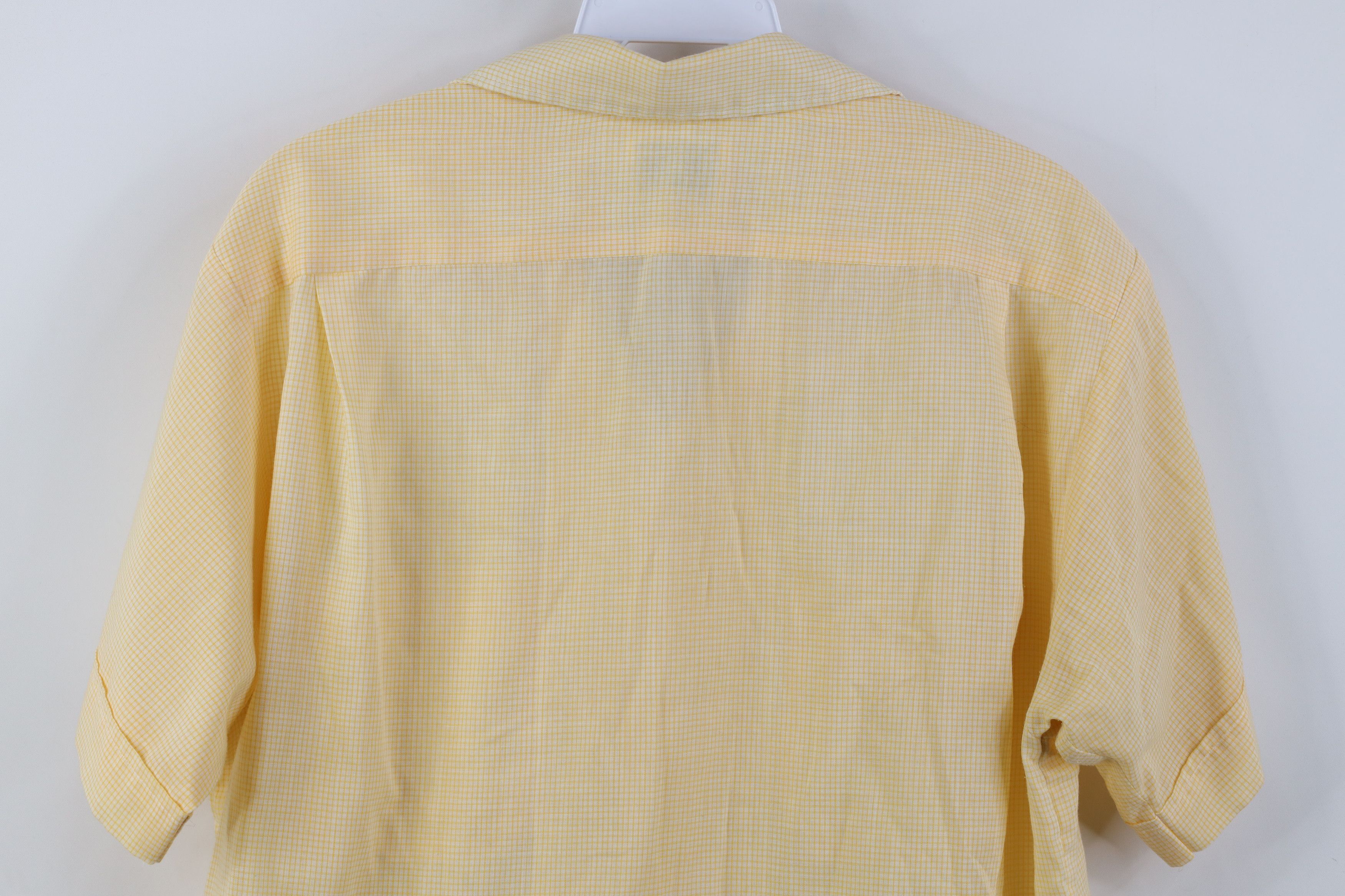Vintage Vintage 50s 60s Sheer Looped Collar Short Sleeve Shirt Size US M / EU 48-50 / 2 - 15 Thumbnail