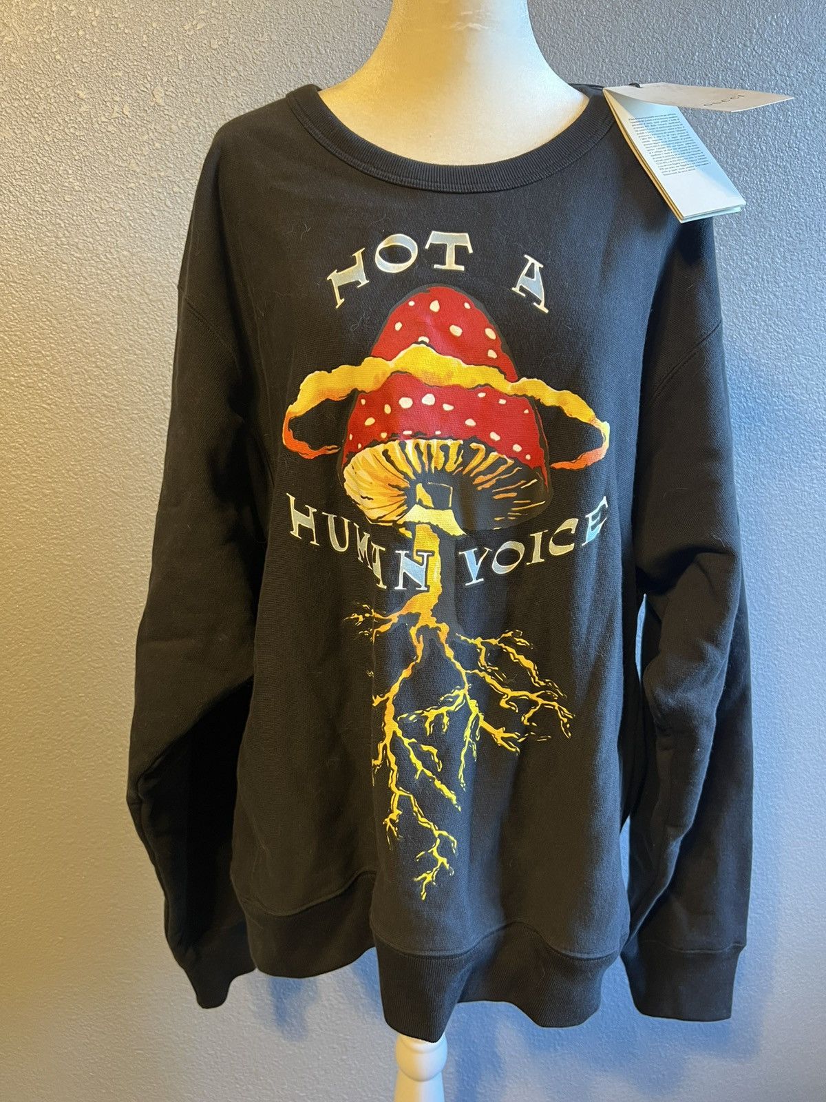 Gucci Gucci 'Not A Human Voice' graphic sweater Size US L / EU 52-54 / 3 - 2 Thumbnail