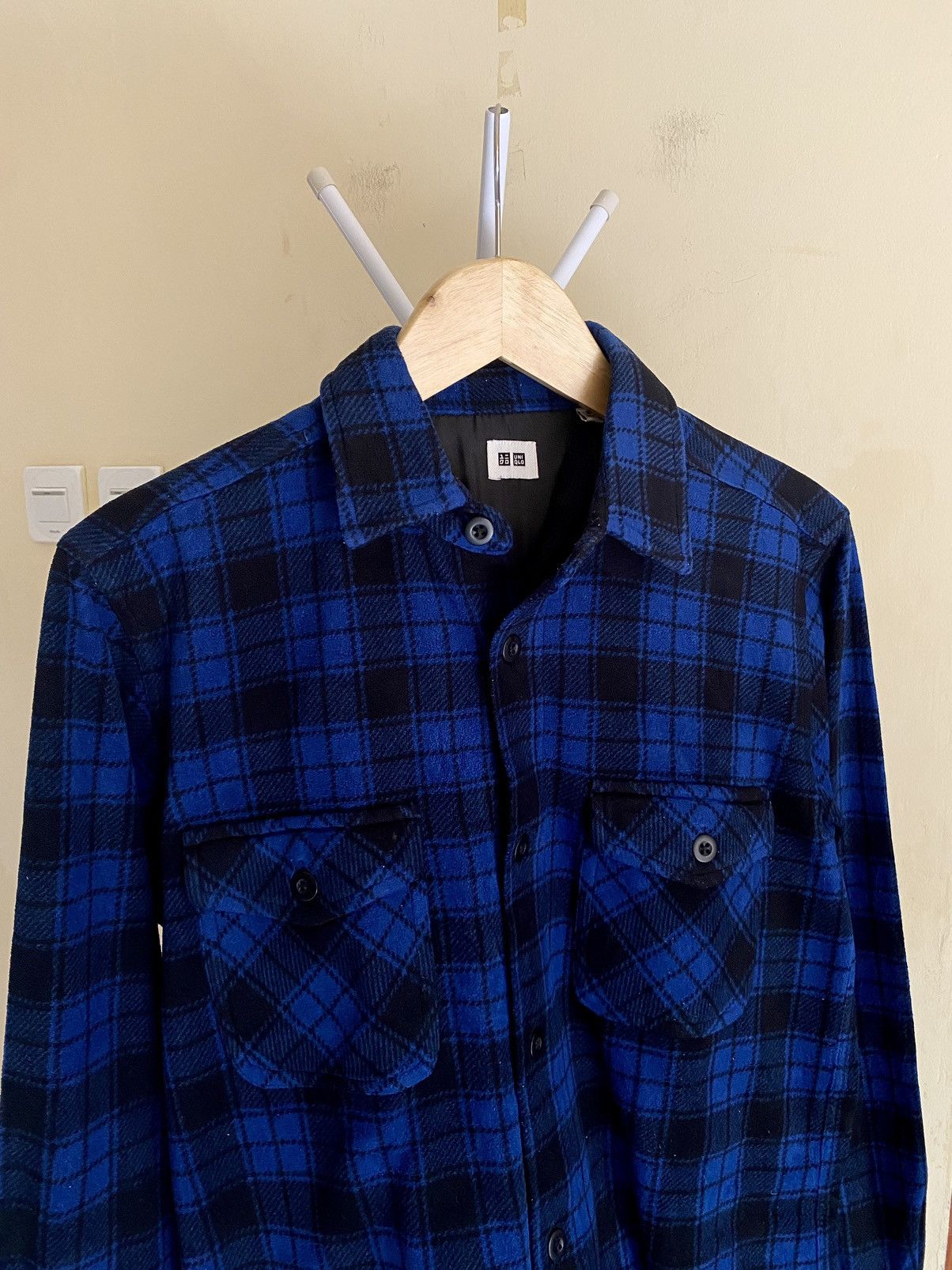 Uniqlo Uniqlo Blue Flanell Shirt Size US M / EU 48-50 / 2 - 2 Thumbnail