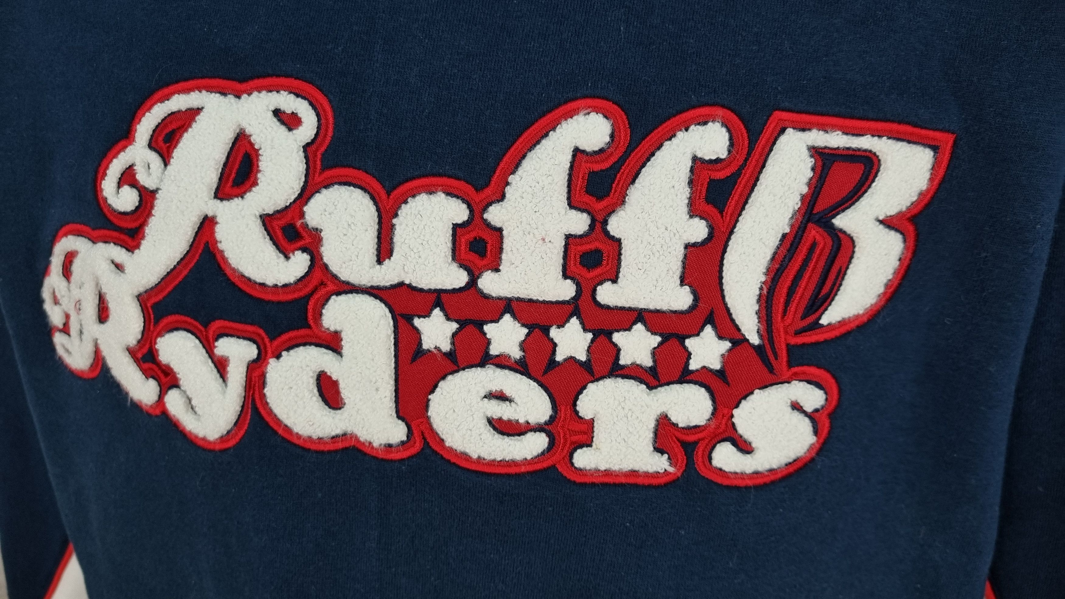 Rap Tees × Ruff Ryders × Vintage Ruff Ryders Spellout Big Logo Faded Sweatshirt Size US XL / EU 56 / 4 - 8 Thumbnail
