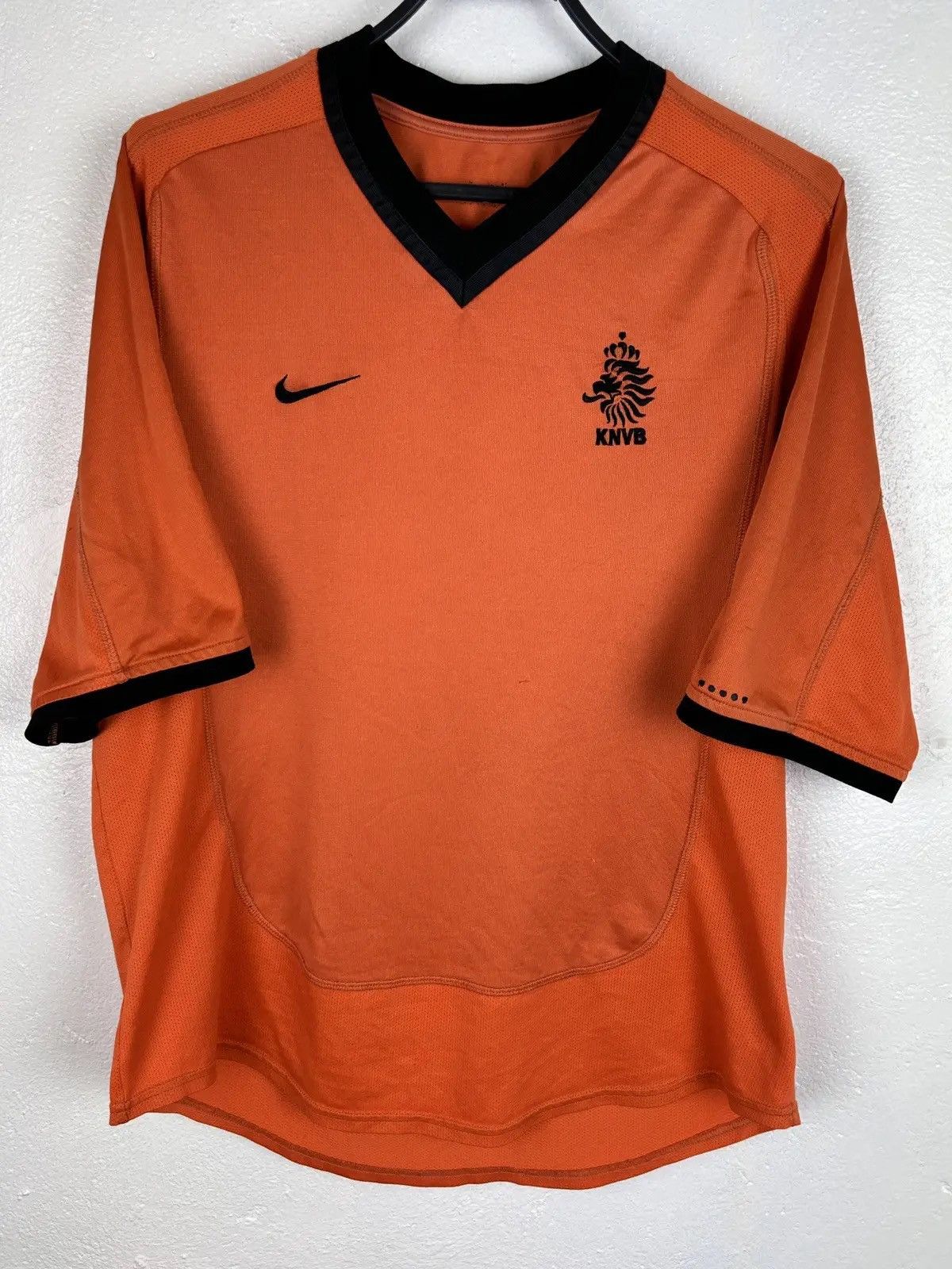 Nike 00s Vintage KNVB Netherlands 2000 Home Kit Soccer Jersey Size US M / EU 48-50 / 2 - 1 Thumbnail