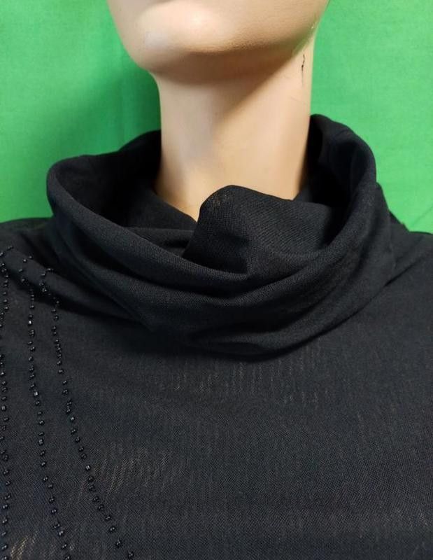 Japanese Brand Y2K Monochrome black mesh top sz M brand Tiffi Size M / US 6-8 / IT 42-44 - 8 Thumbnail