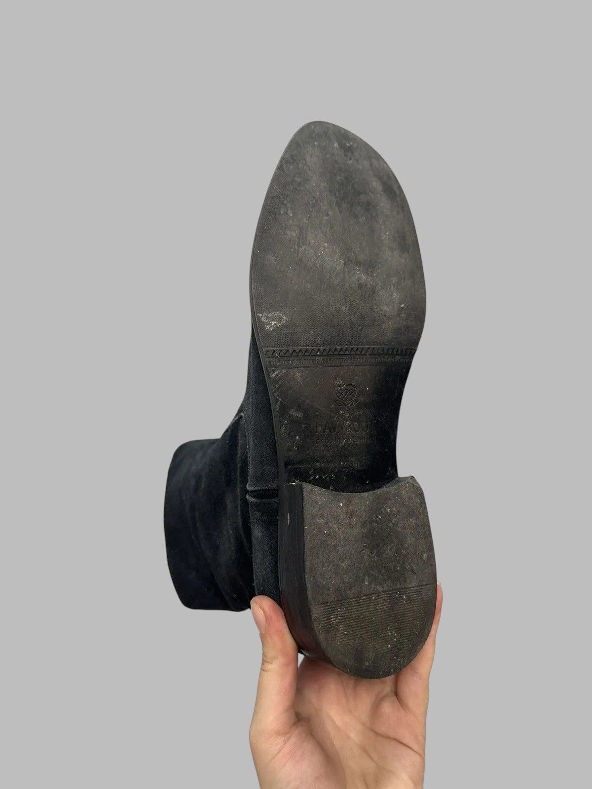 Hedi Slimane AS98 Style Italian Leather Mens Boots Meltal Zip Rick Owens Size US 8 / EU 41 - 9 Thumbnail