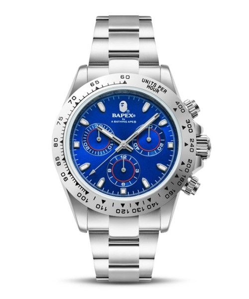 A Bathing Ape Type 4 Bapex 2 M Analog Watch Blue, Men's